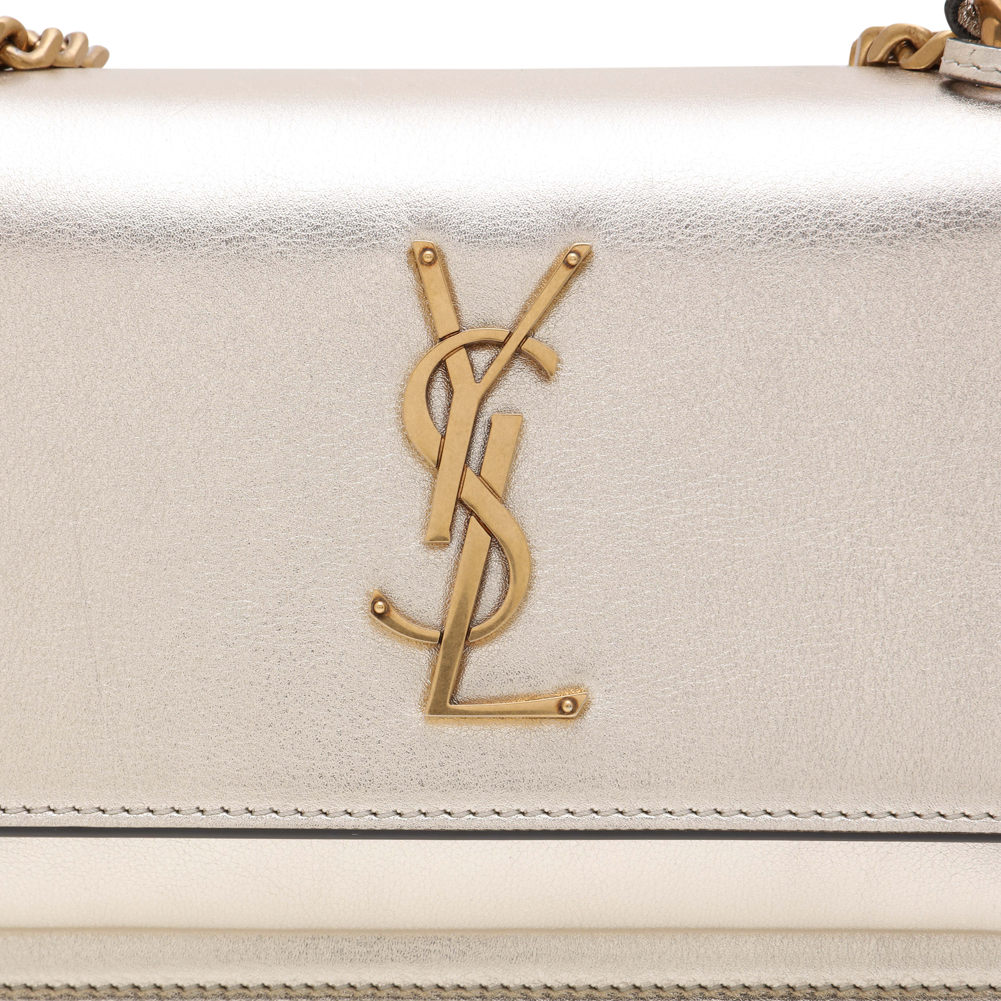 Sunset small chain bag, Gold