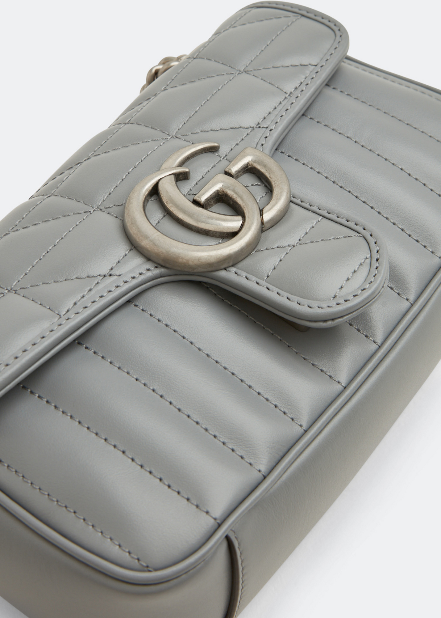 GG Marmont mini shoulder bag, Grey