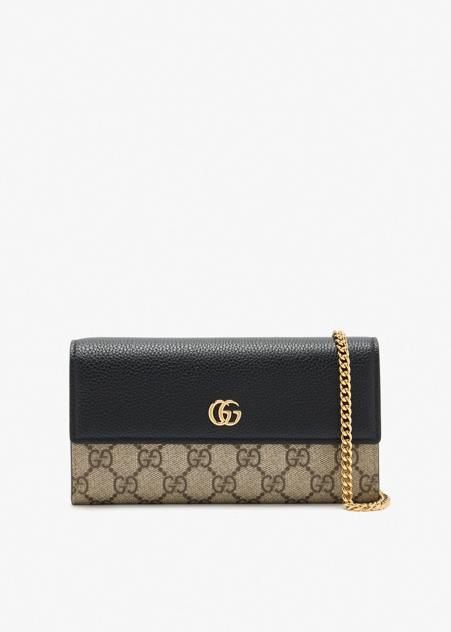 GG Marmont bi-color chain wallet, Printed
GG Marmont bi-color chain wallet, Printed