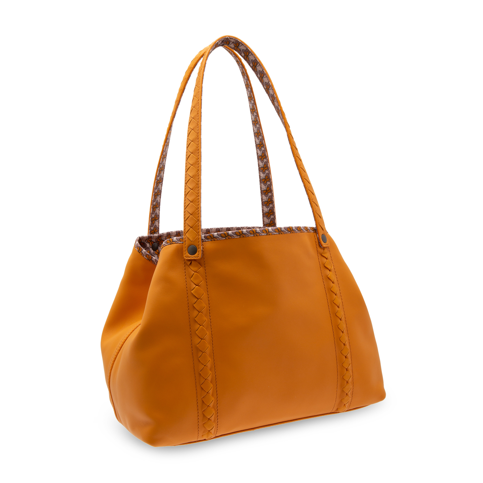 Leather tote bag, Black