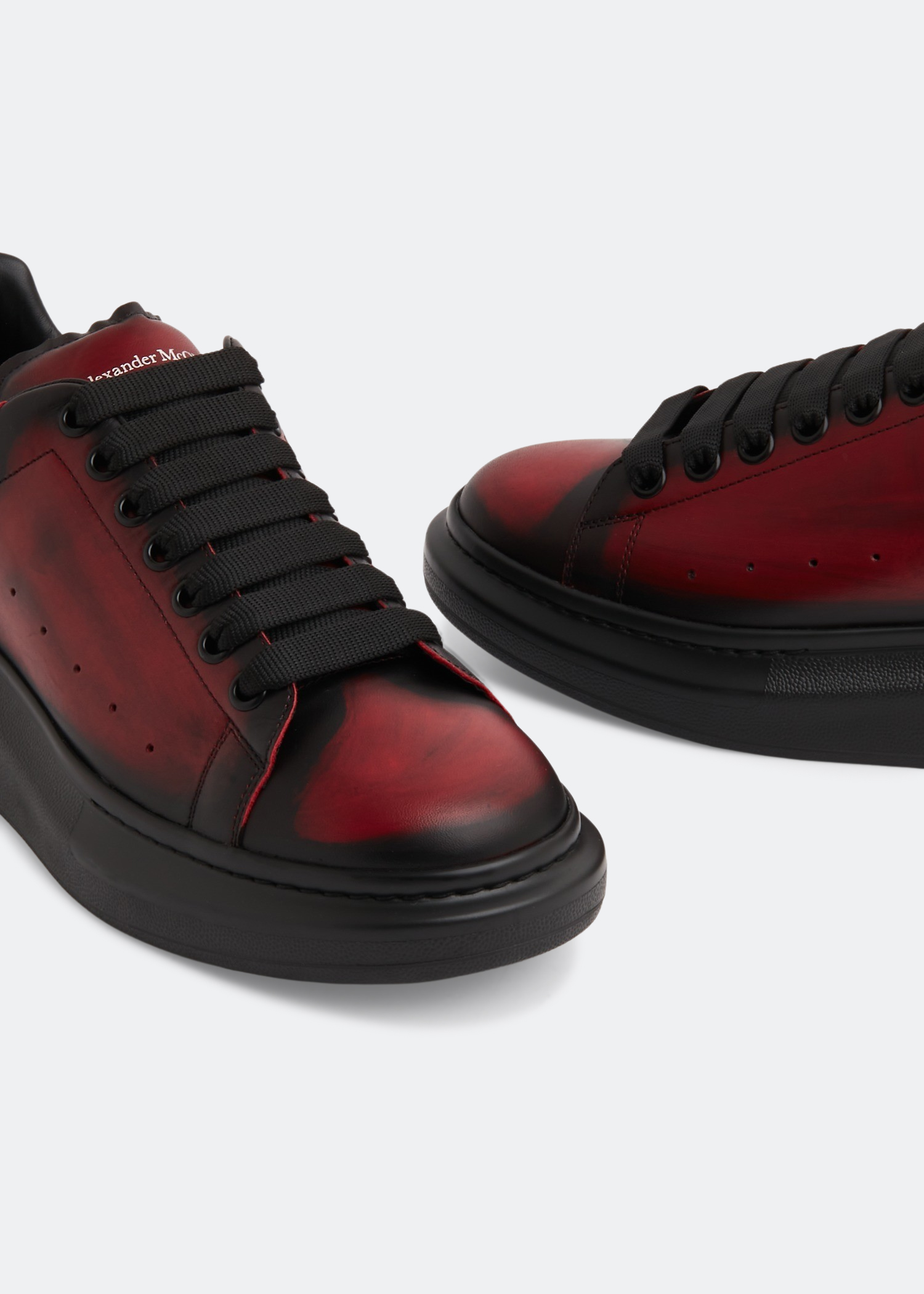 Oversized sneakers, Red