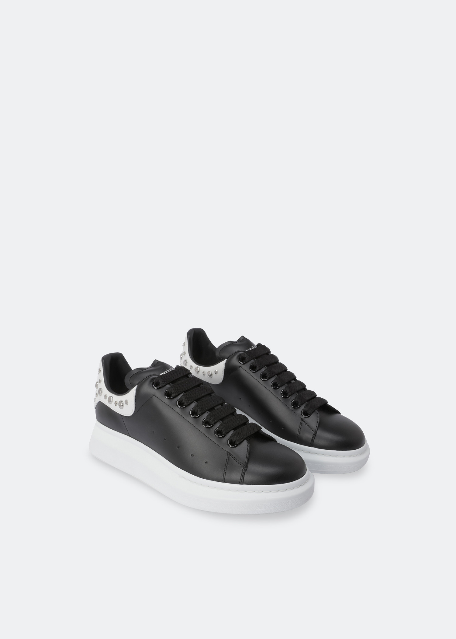 Oversized studded sneakers, Black