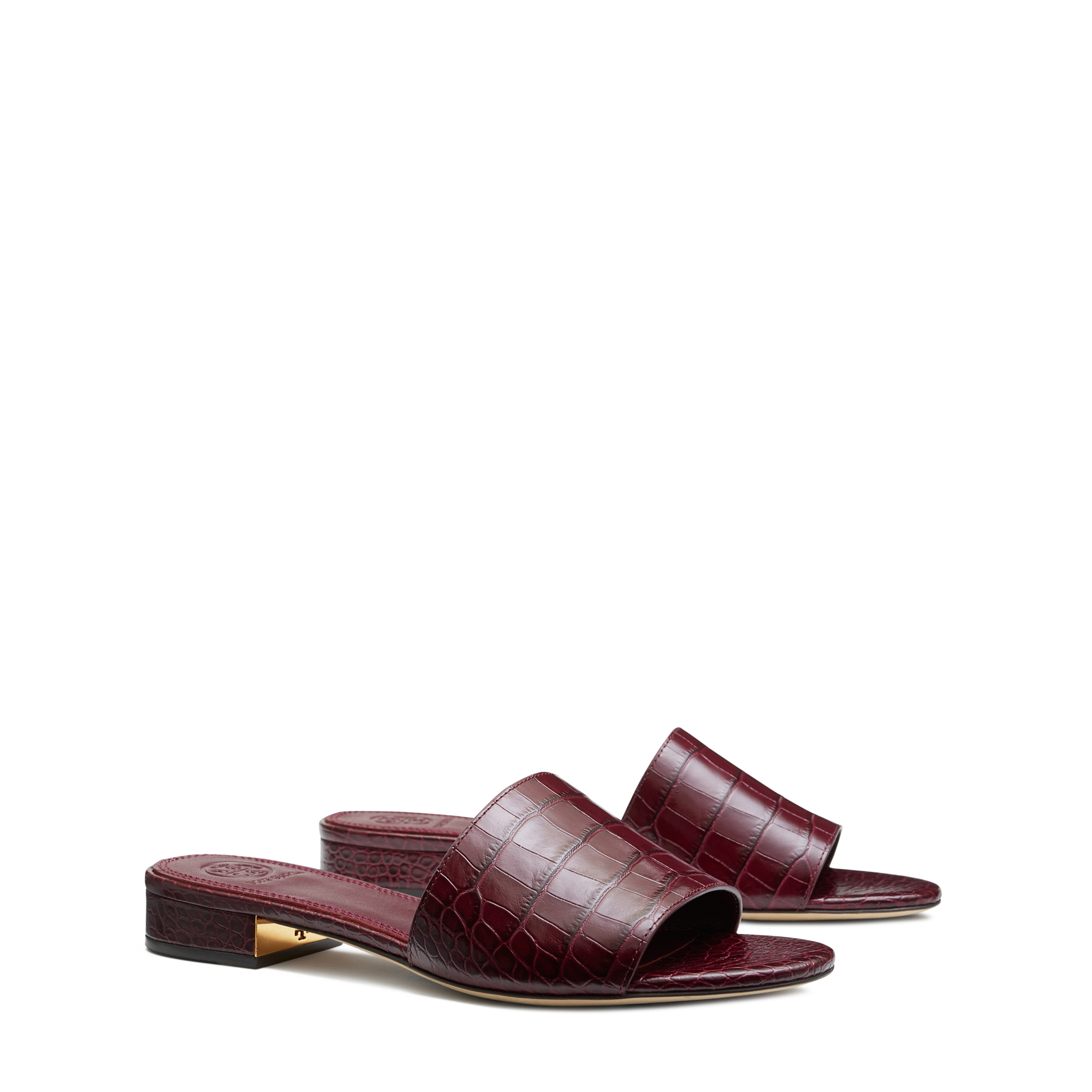 Martine sandals, Burgundy
