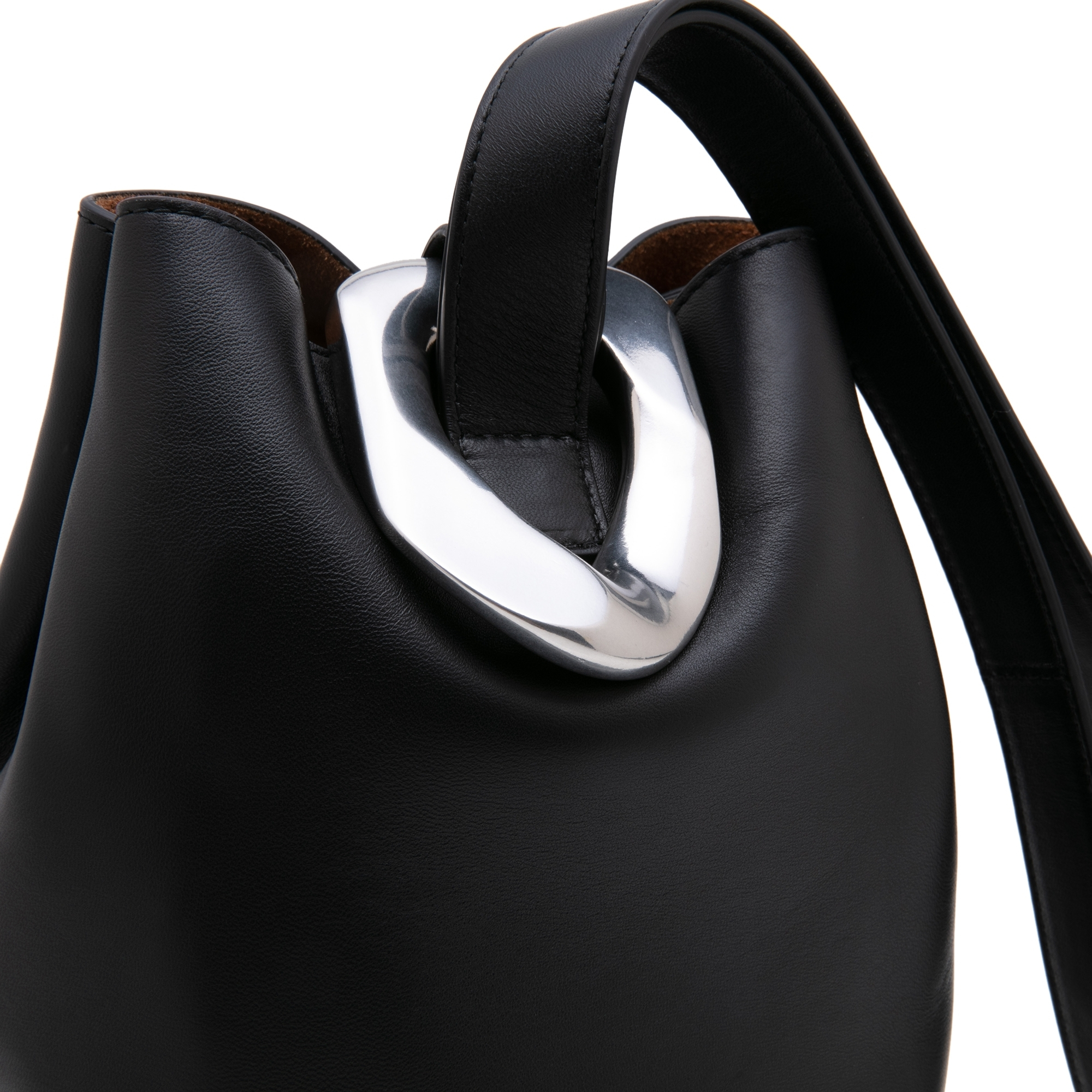 Nappa drop bag, Black