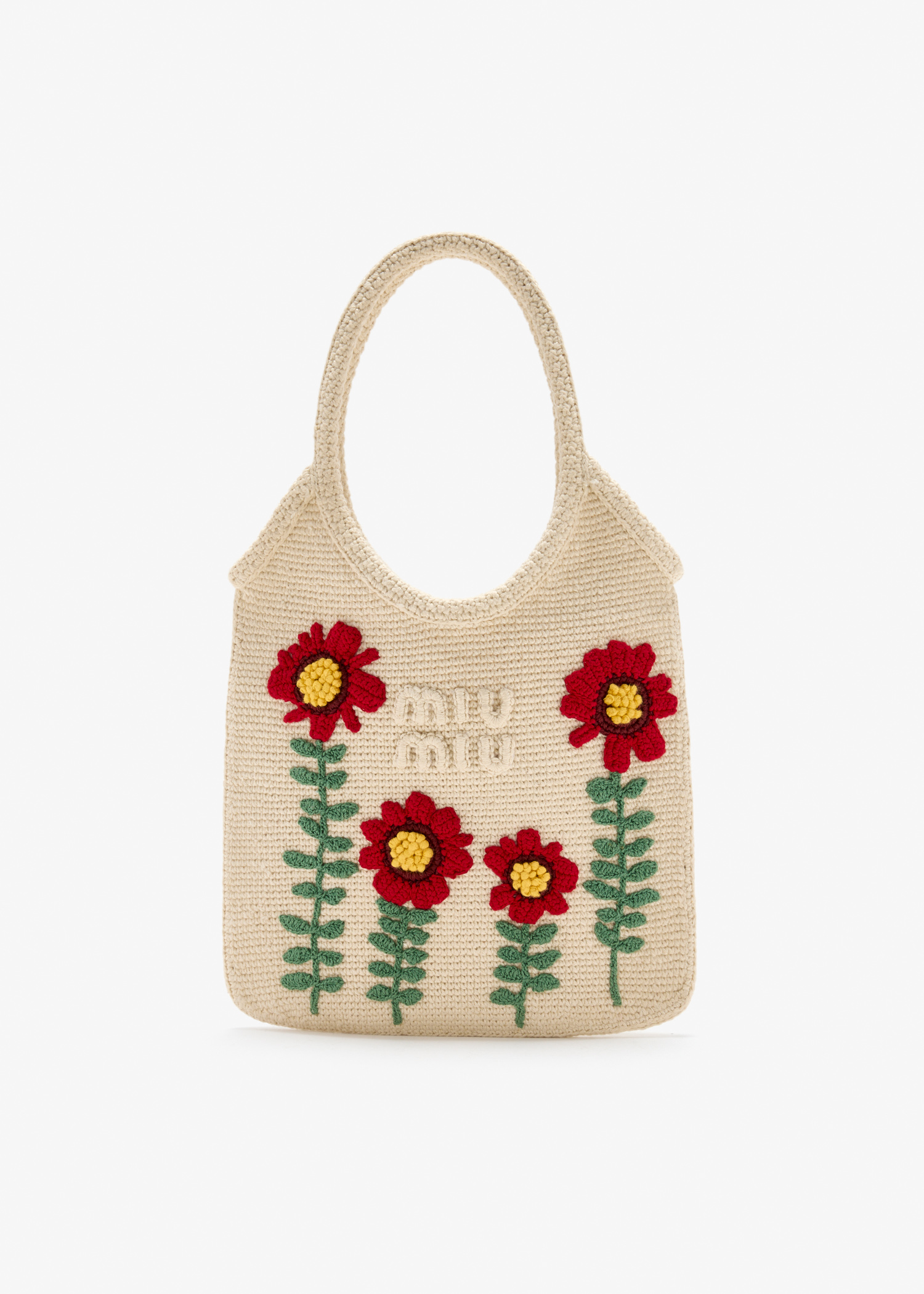 Ivy embroidered cotton handbag, Cream
Ivy embroidered cotton handbag, Cream
