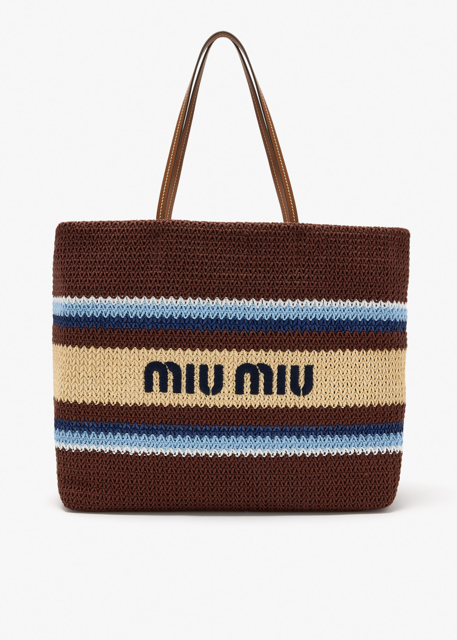 Raffia-effect woven tote bag, Brown
Raffia-effect woven tote bag, Brown