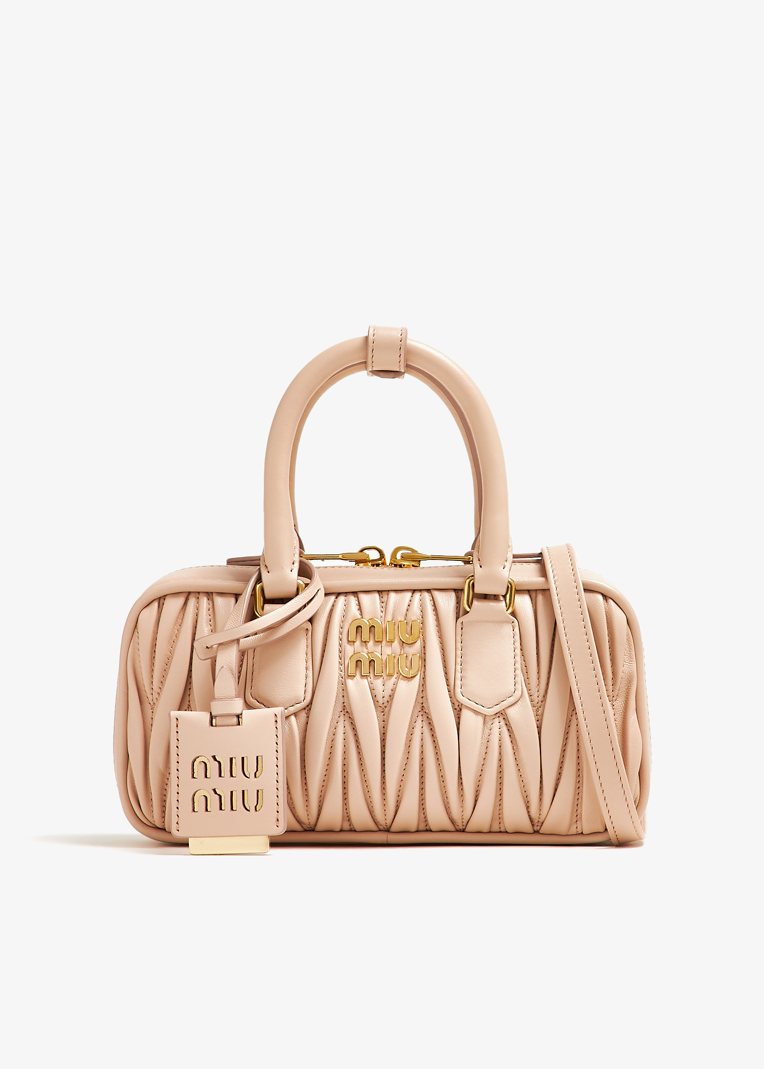 Arcadie matelassé leather mini bag, Pink
Arcadie matelassé leather mini bag, Pink