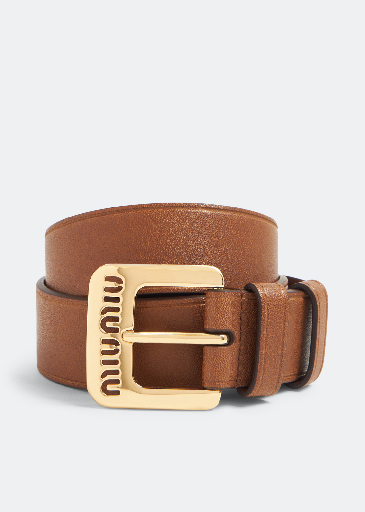 Nappa leather belt, Brown
Nappa leather belt, Brown