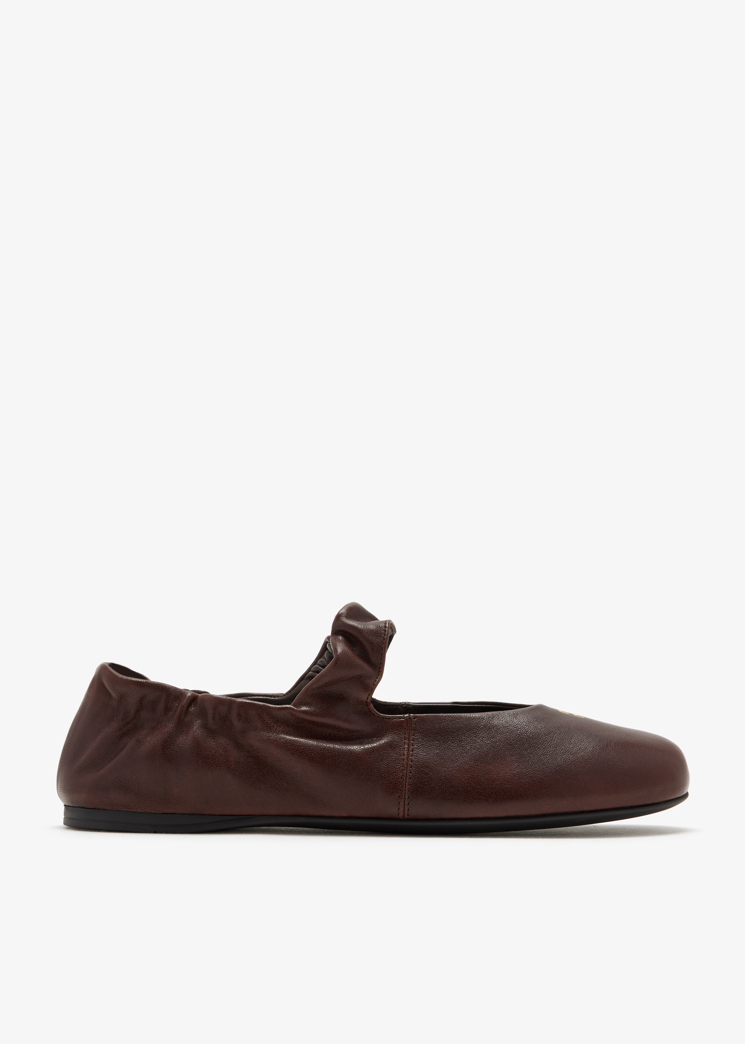 Ruches nappa leather ballerinas, Brown
Ruches nappa leather ballerinas, Brown