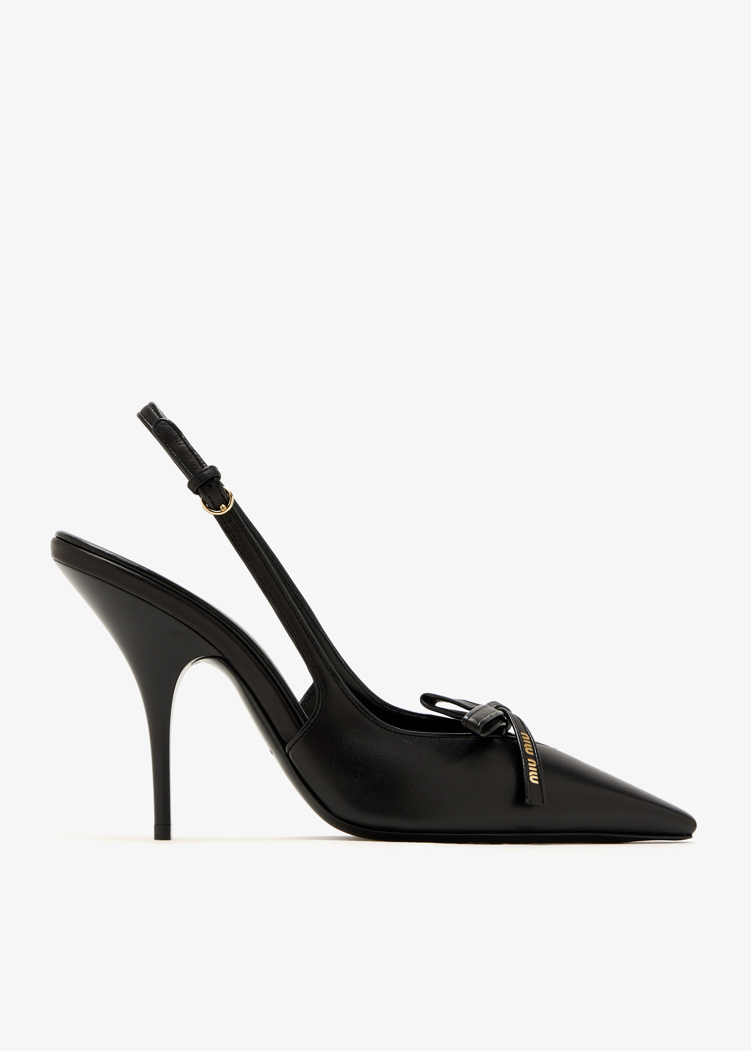 Leather slingback pumps, Black
Leather slingback pumps, Black