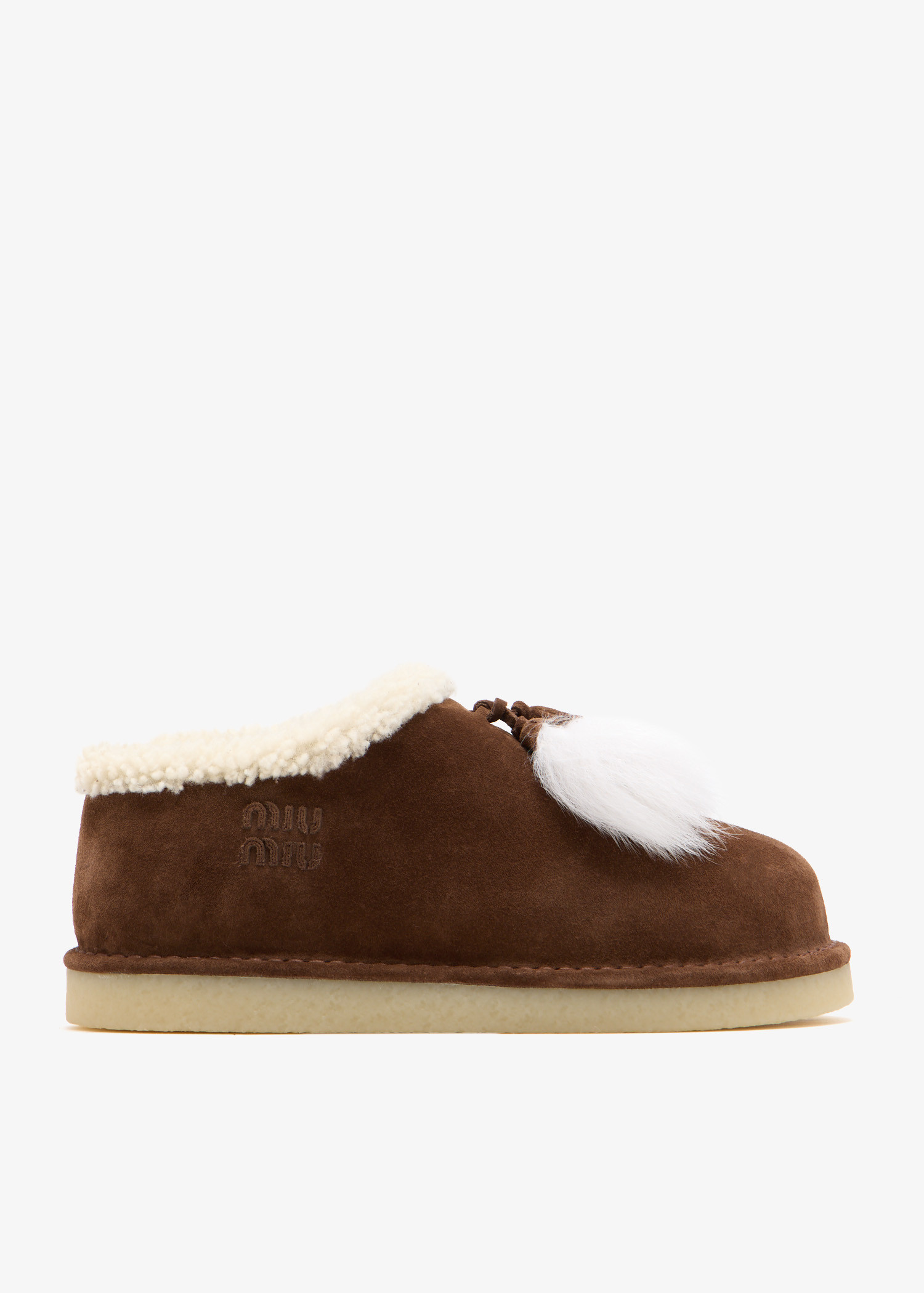 Suede and shearling mules, Brown
Suede and shearling mules, Brown