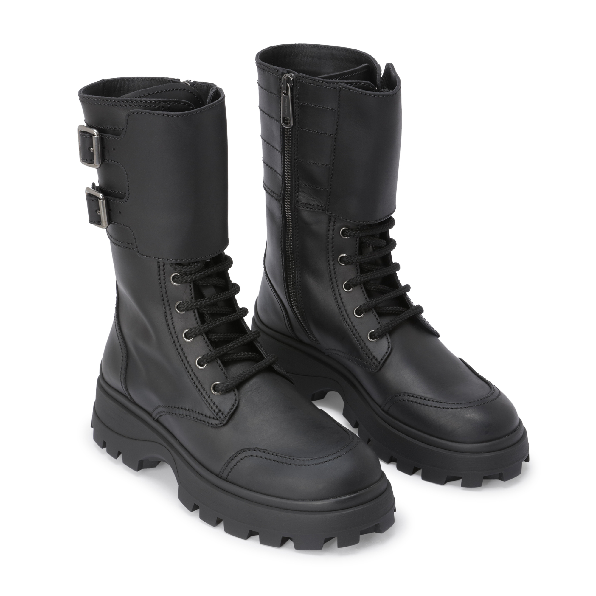 Combat boots, Black