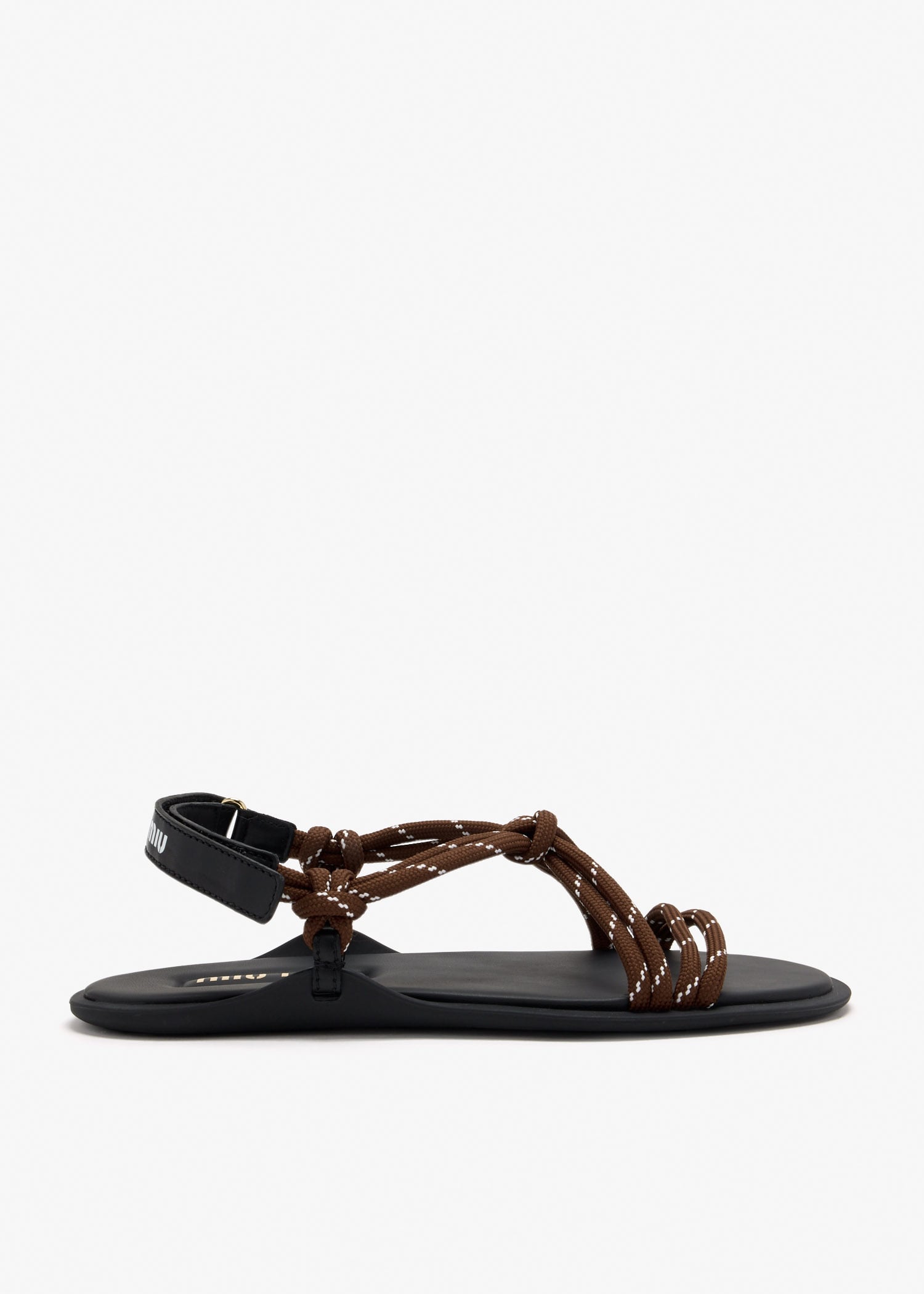 Riviere cord and leather sandals, Brown
Riviere cord and leather sandals, Brown
