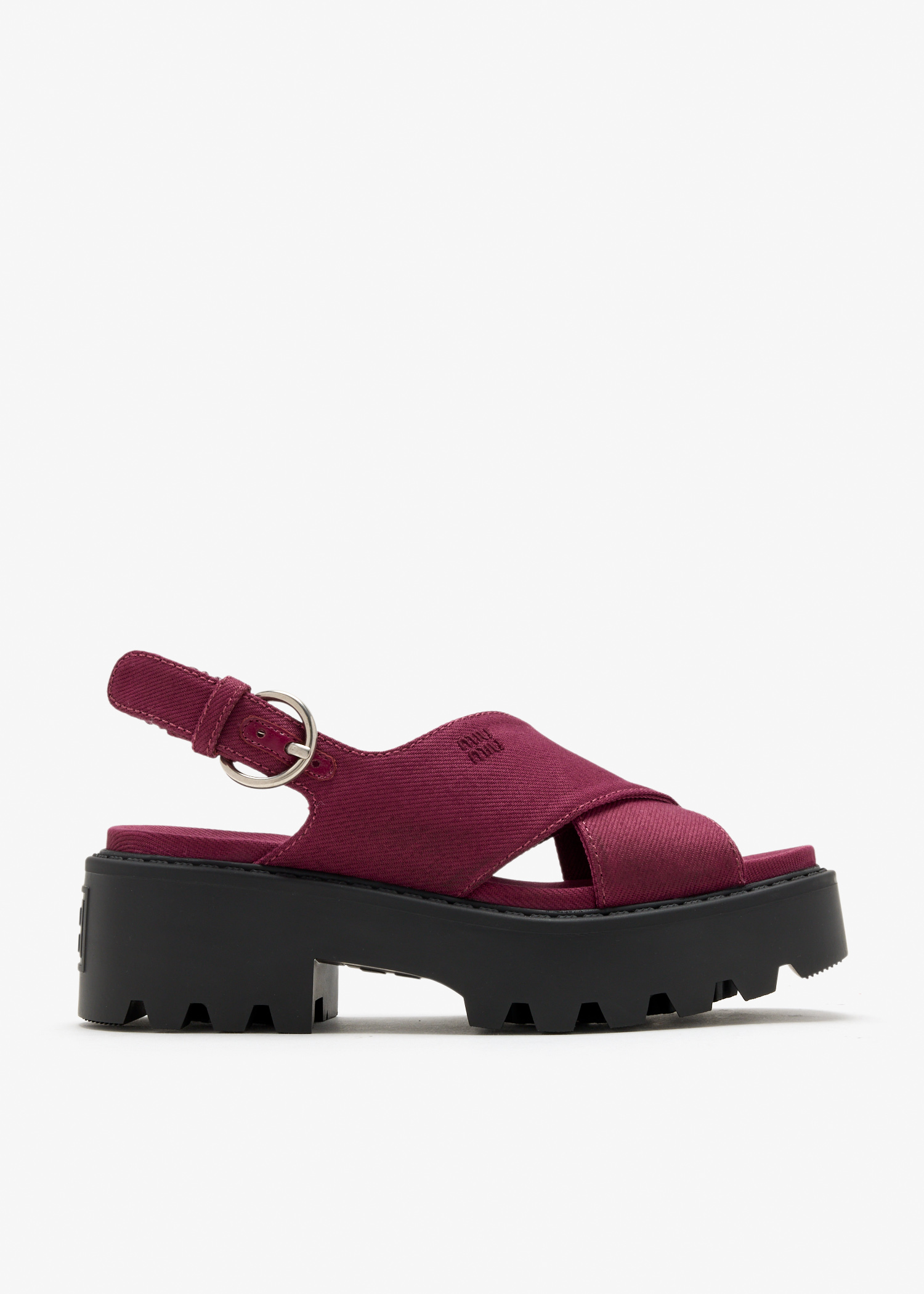 Gabardine sandals, Burgundy
Gabardine sandals, Burgundy