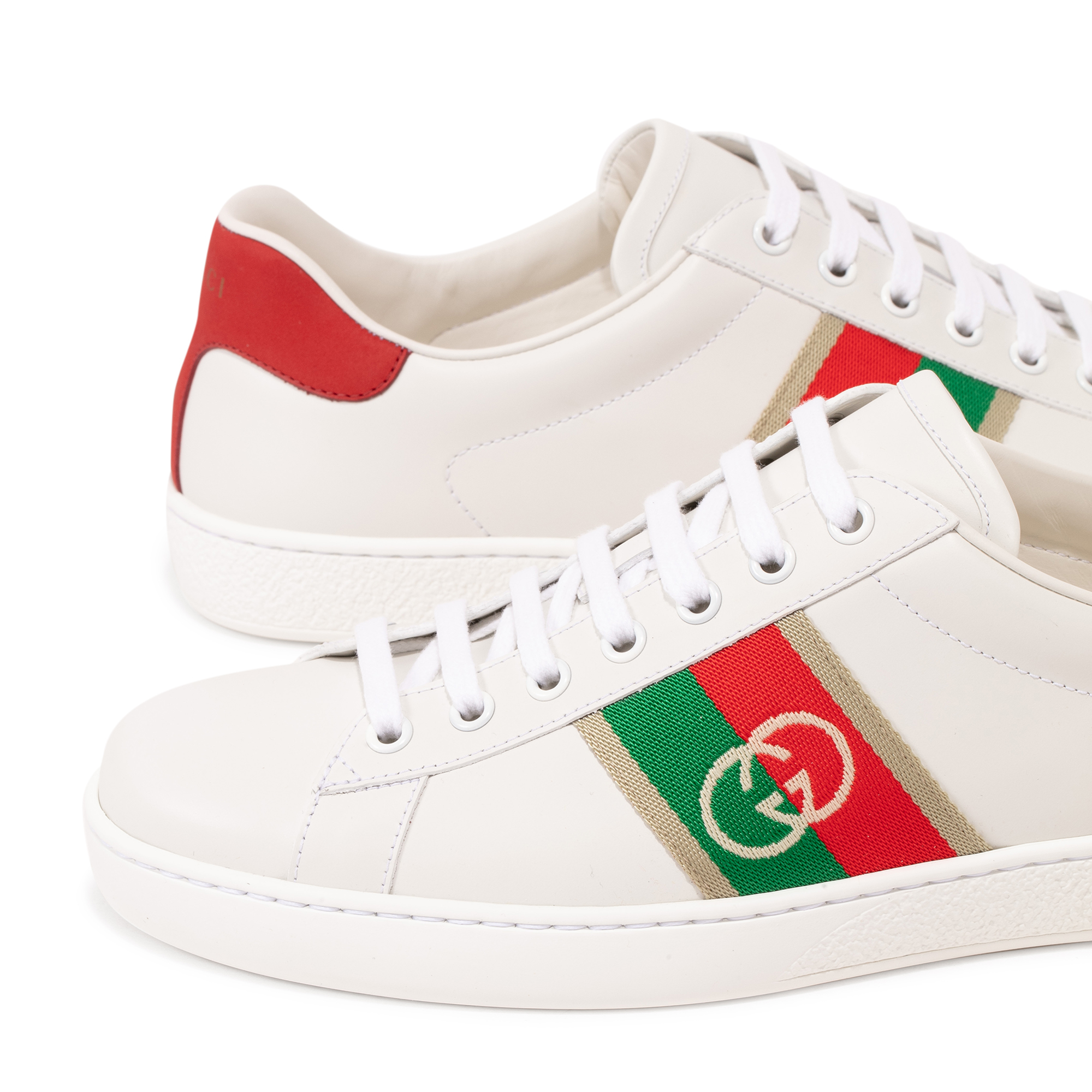 Interlocking G Ace sneakers, White
