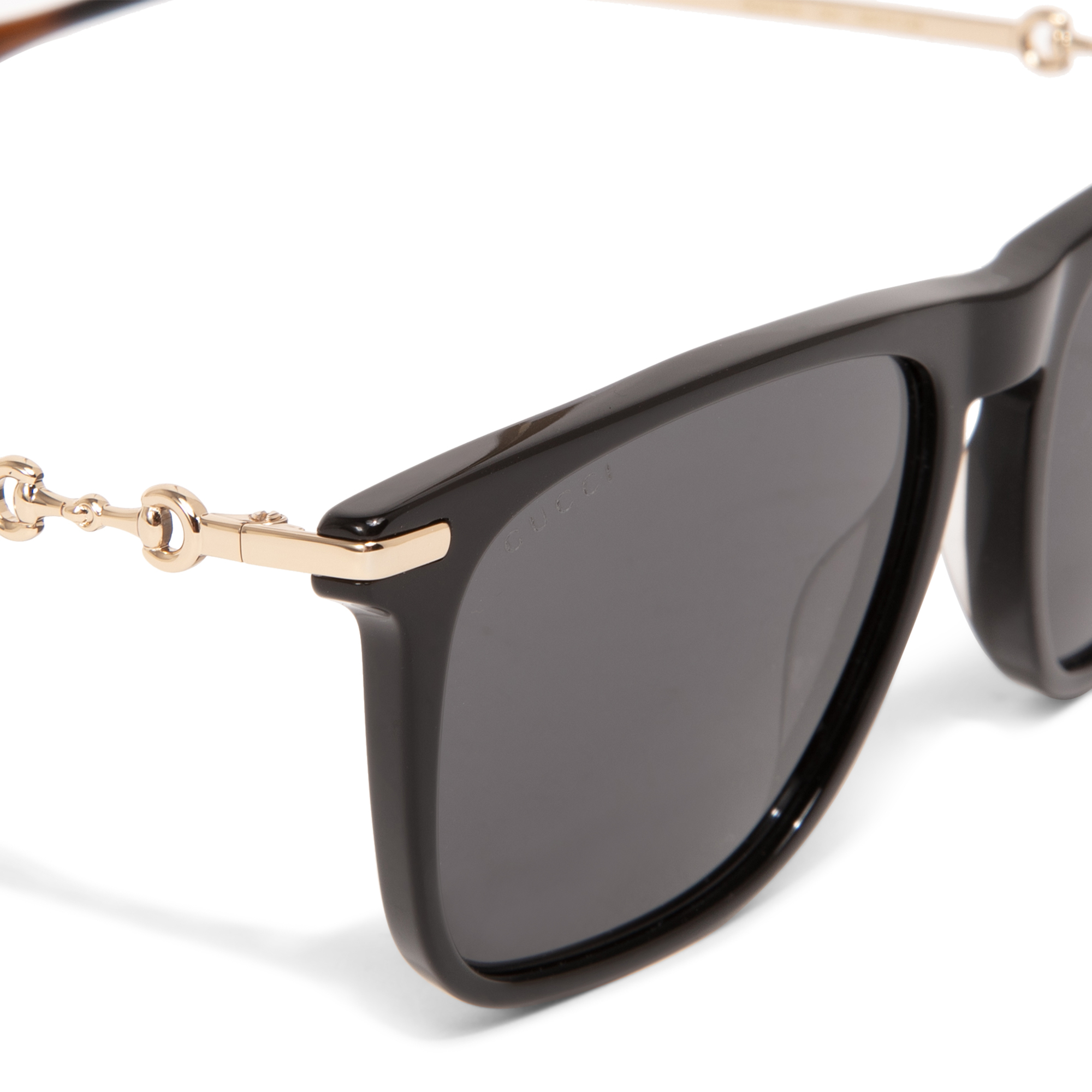 Horsebit square-frame sunglasses, Black
Horsebit square-frame sunglasses, Black