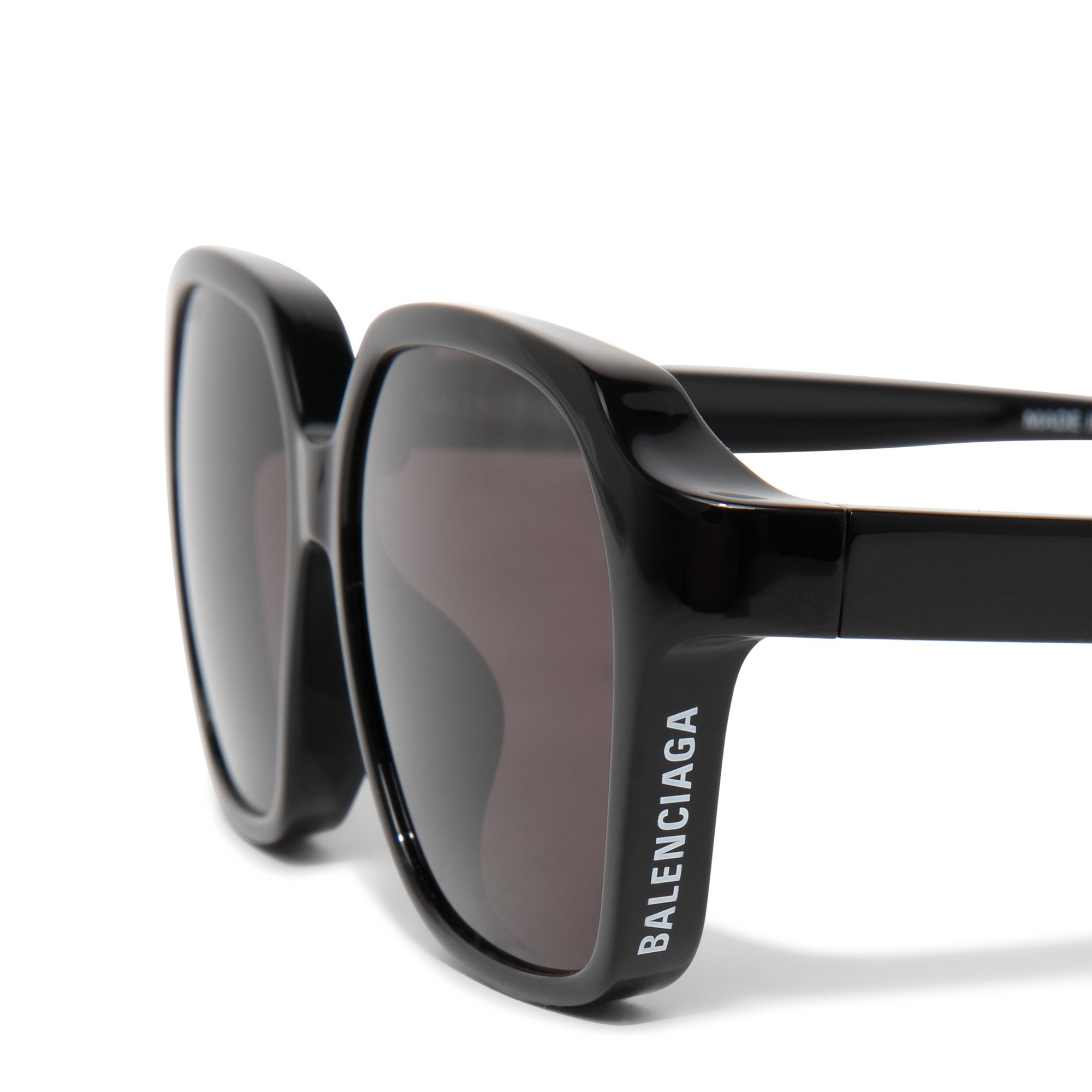 Side square sunglasses, Black
