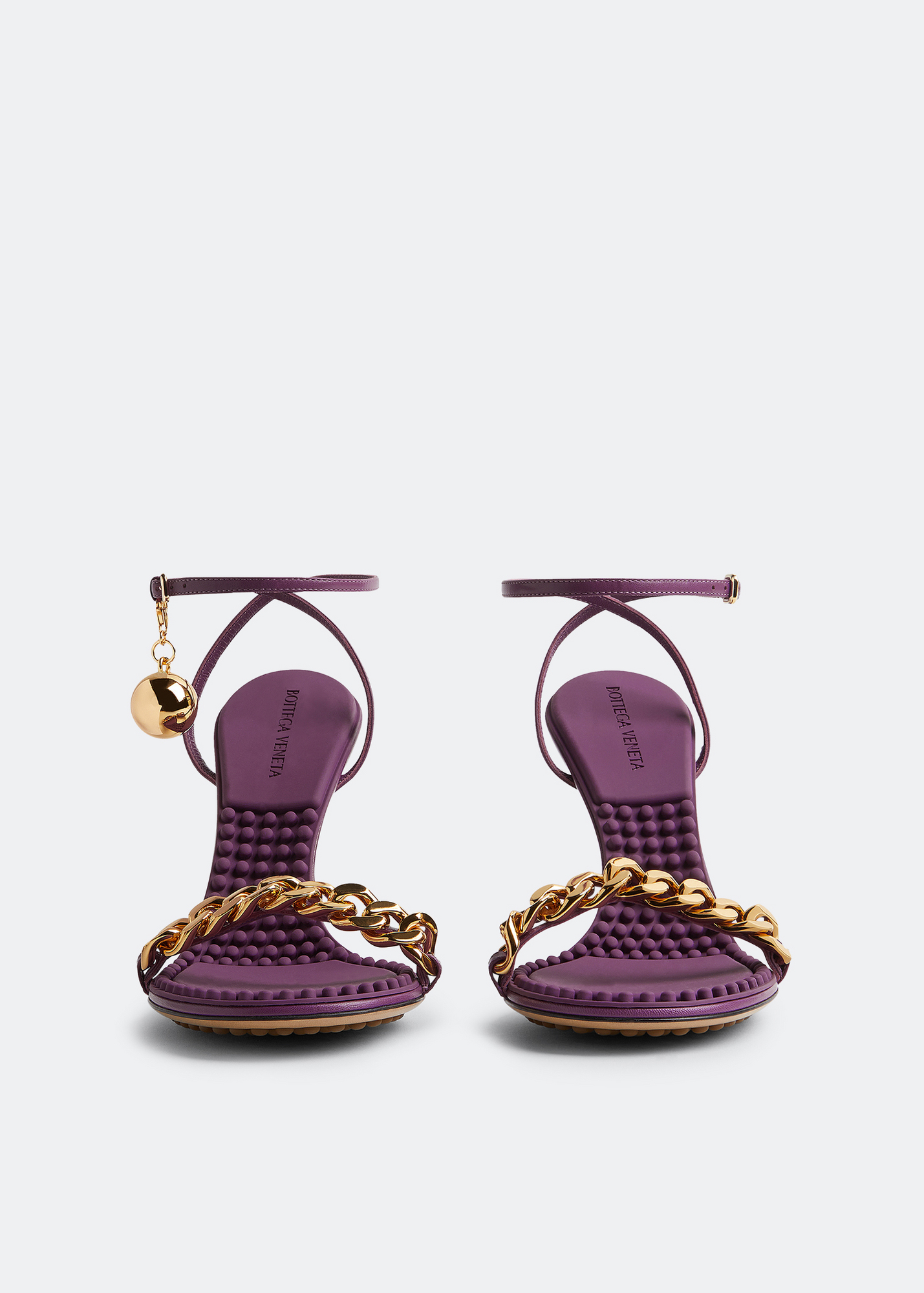 Dot sandals, Purple