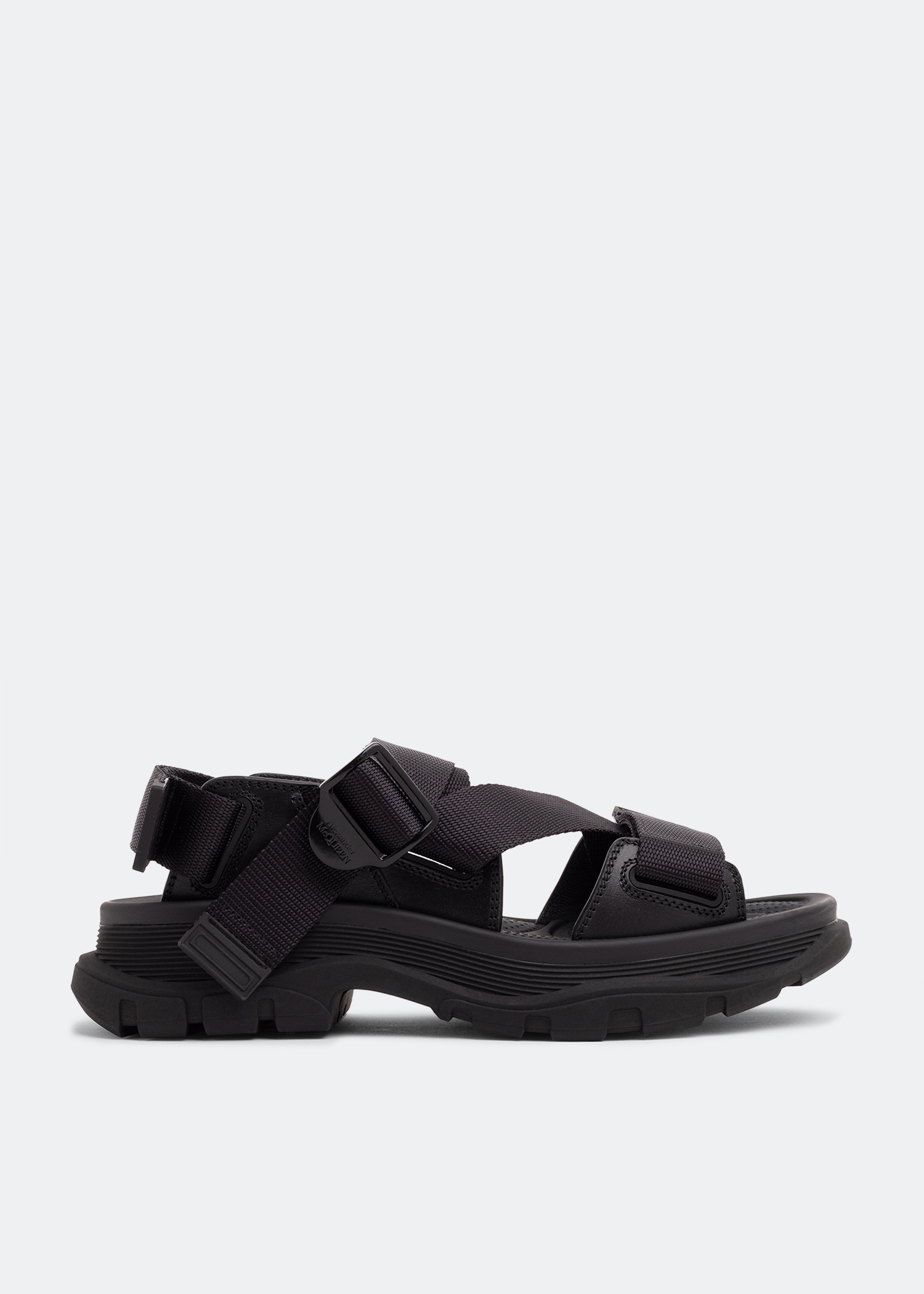 Tread sandals, Black