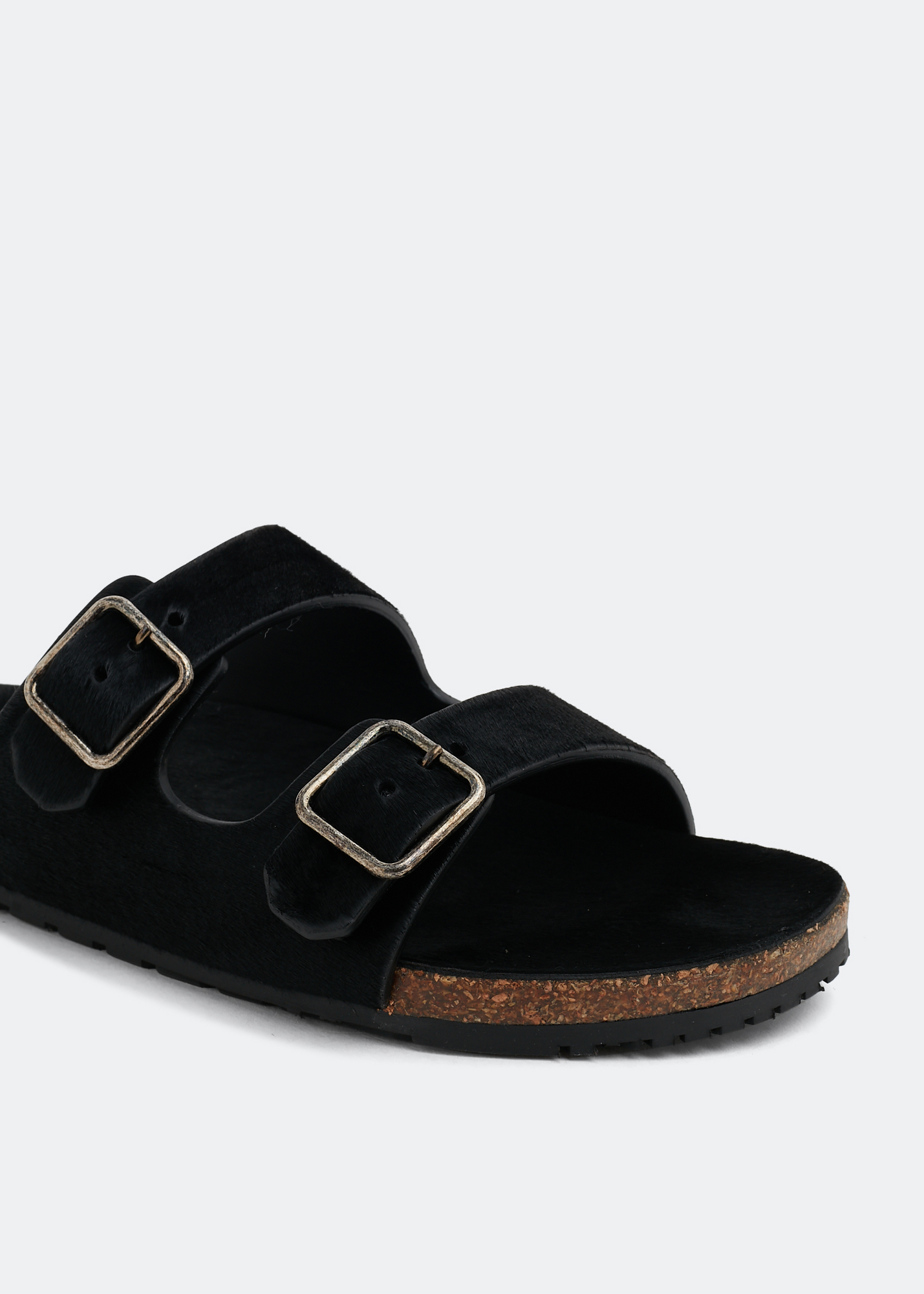 Jimmy flat sandals, Black