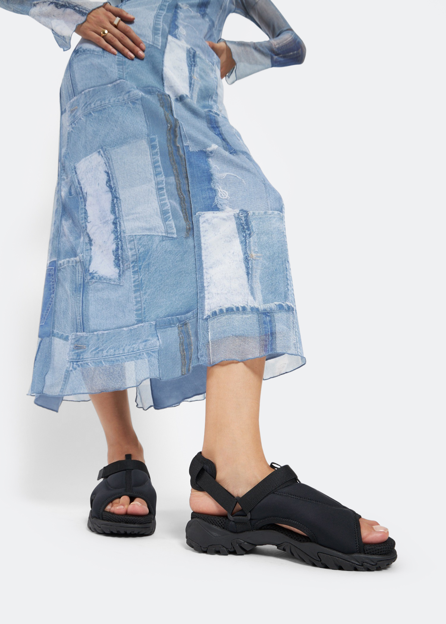 L11 sandals, Black