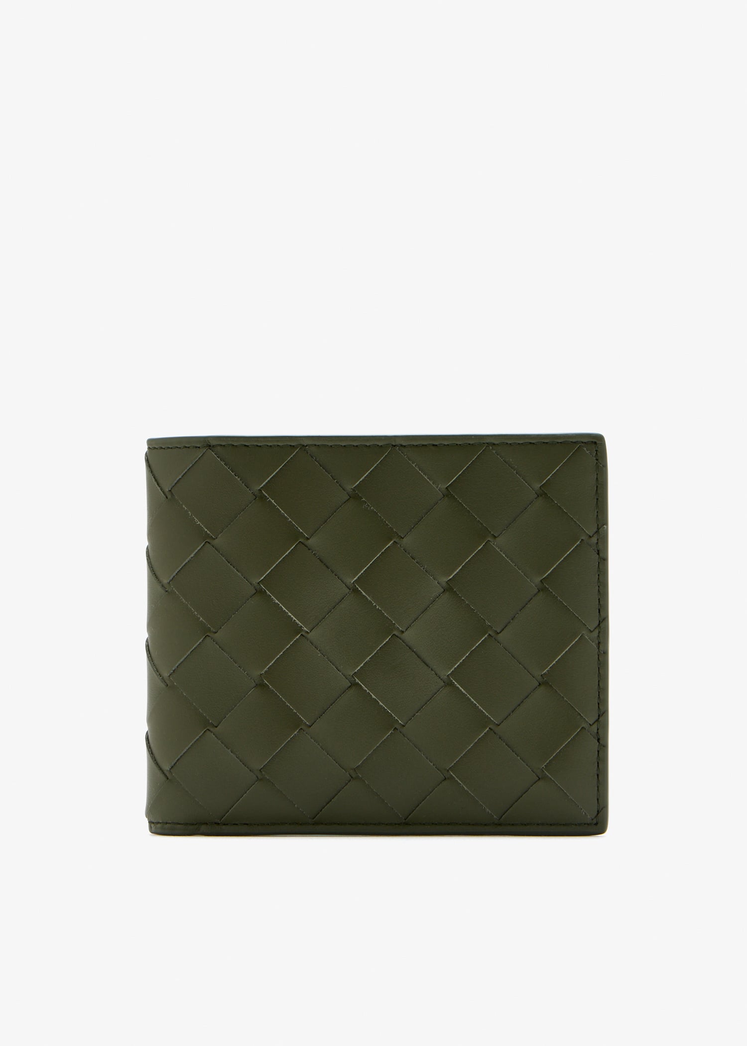 Intrecciato bi-fold wallet, Green
Intrecciato bi-fold wallet, Green