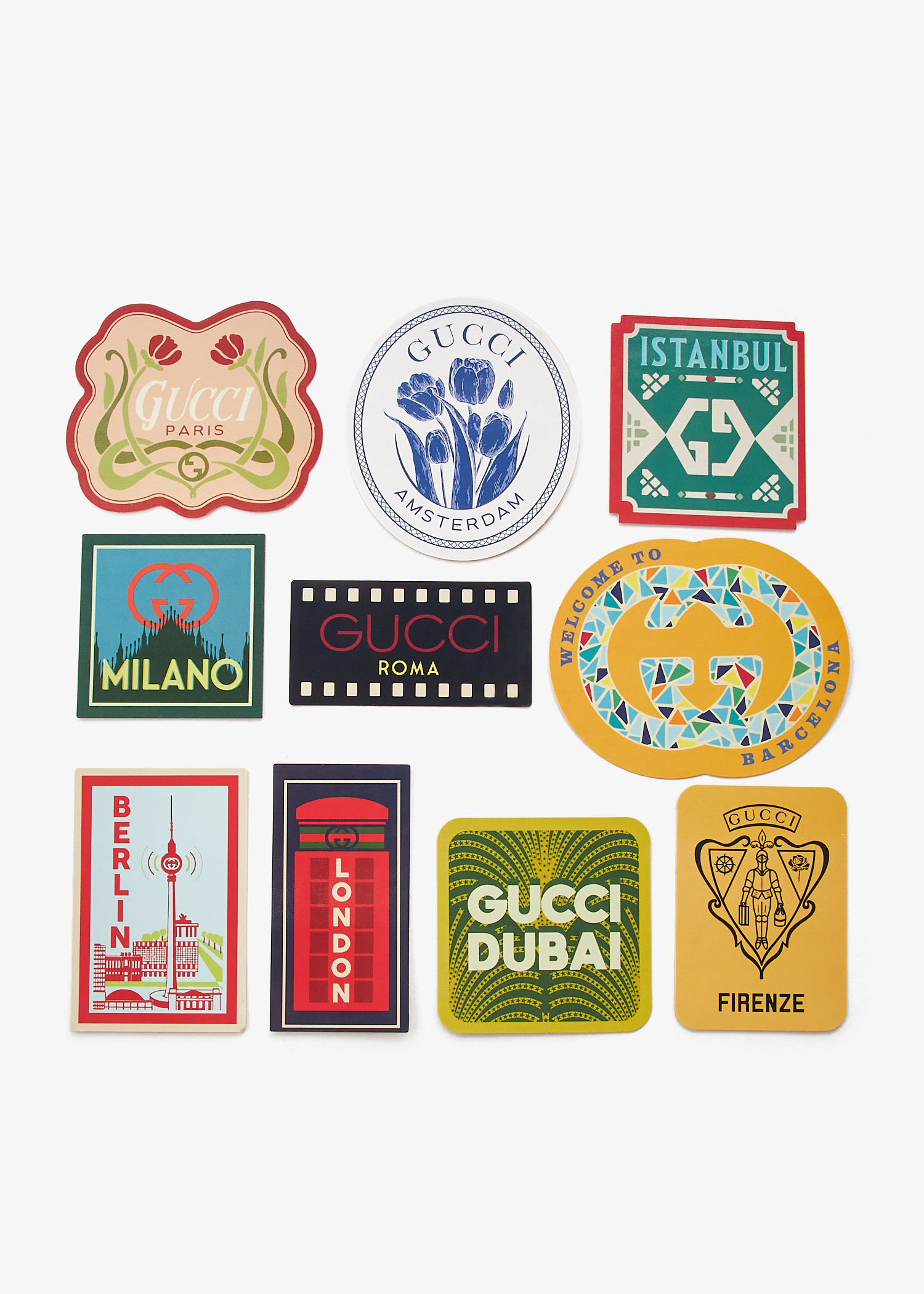 Cities Luggage sticker set, Multicolored
Cities Luggage sticker set, Multicolored