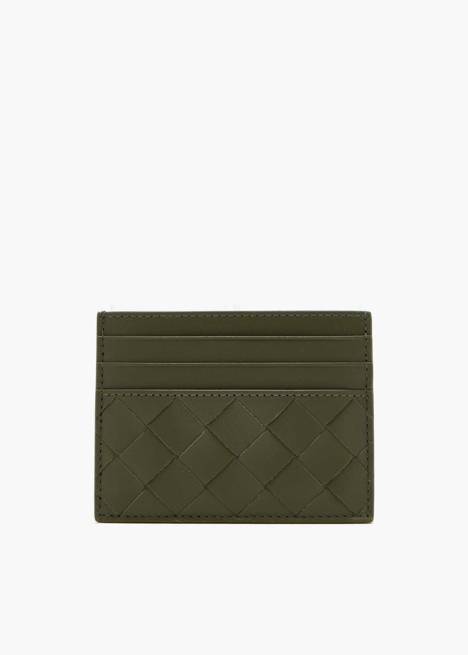 Intrecciato card case, Khaki
Intrecciato card case, Khaki