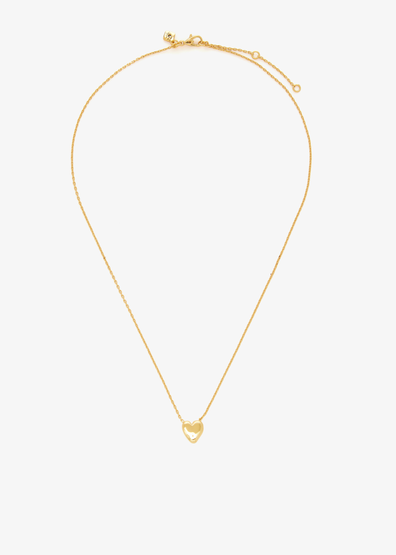 Sculpted Heart pendant necklace, Gold
Sculpted Heart pendant necklace, Gold