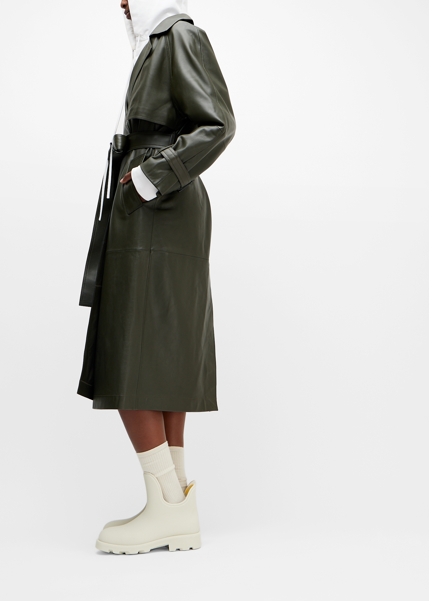 Ray boots, White