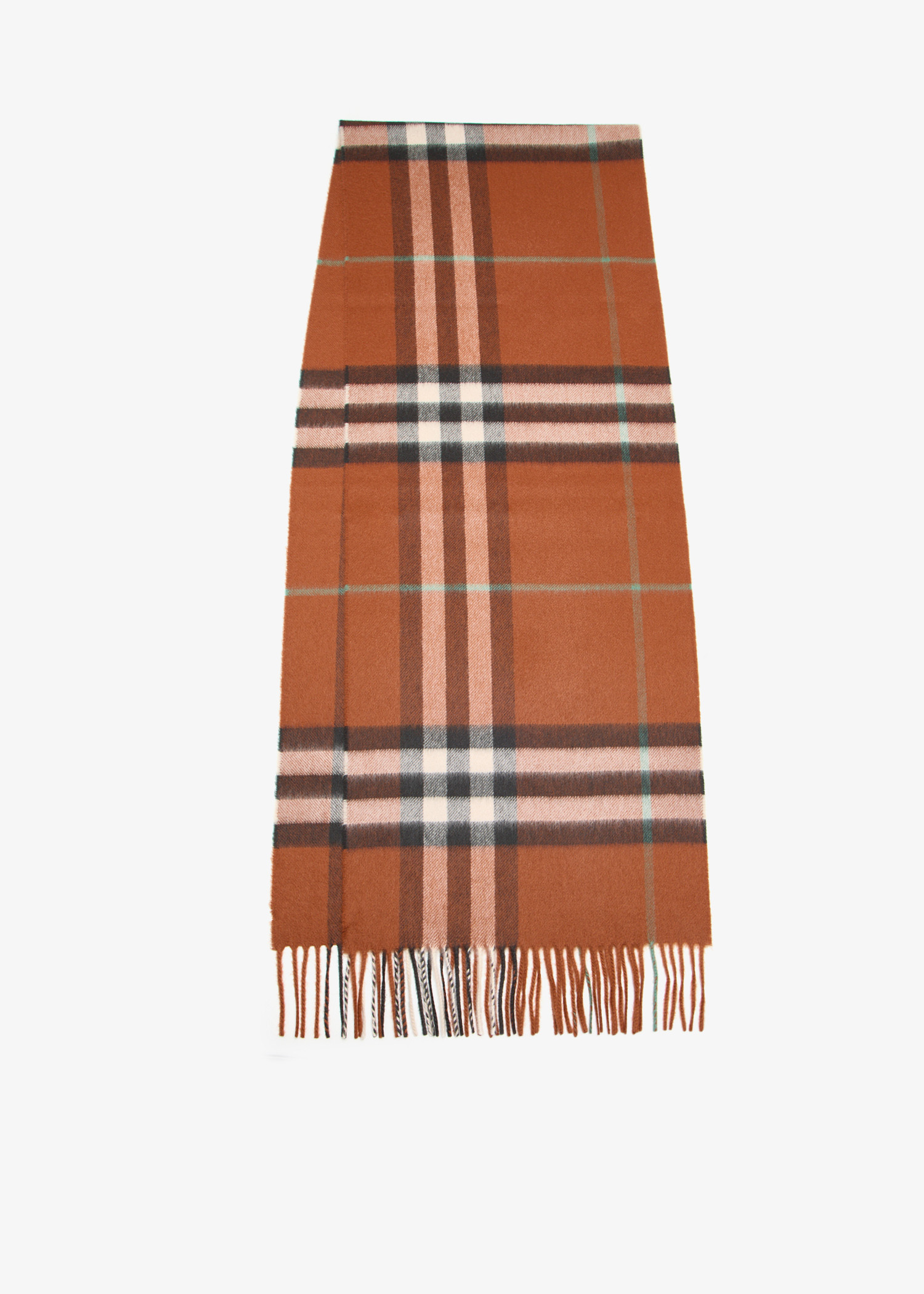 Check cashmere scarf, Orange
Check cashmere scarf, Orange