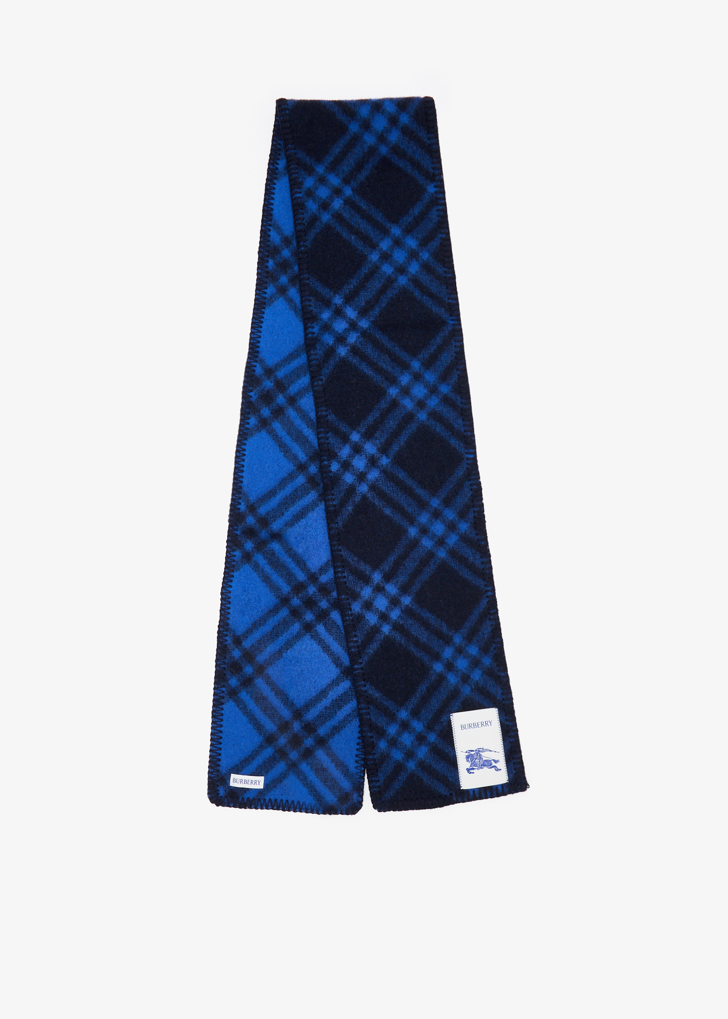Narrow Check wool scarf, Blue
Narrow Check wool scarf, Blue