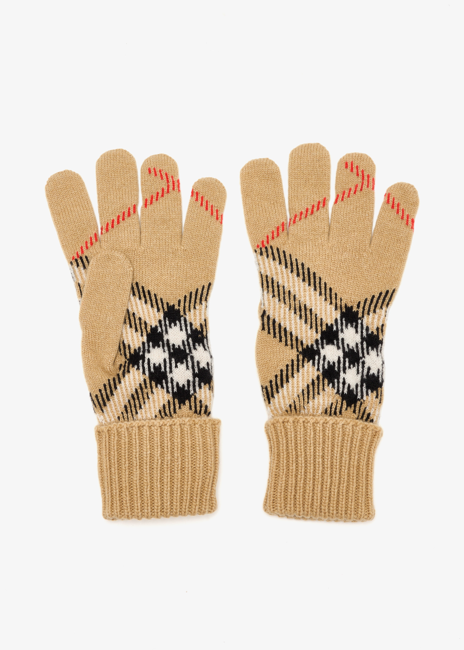 Check gloves, Beige
Check gloves, Beige