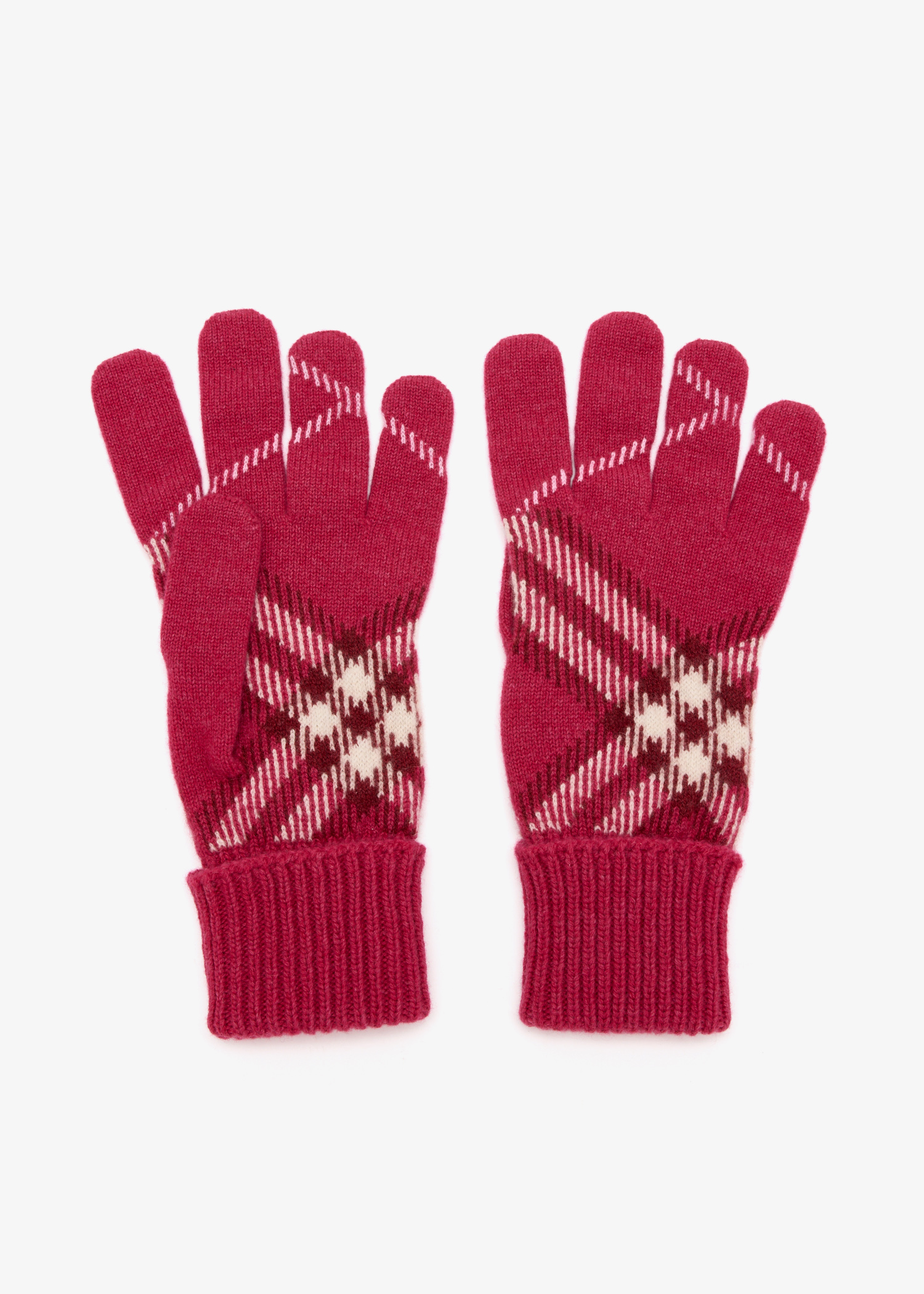 Check gloves, Pink
Check gloves, Pink
