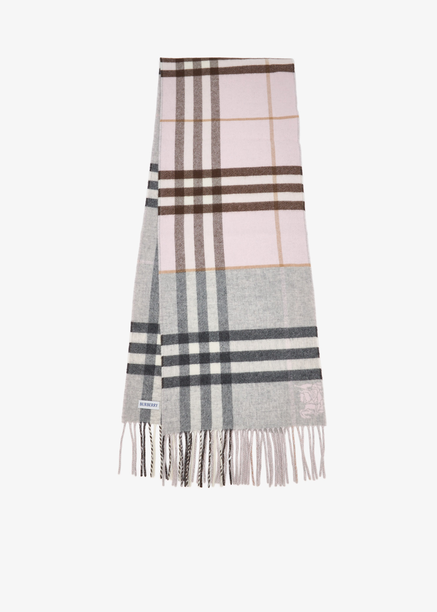 Contrast Check cashmere scarf, Pink
Contrast Check cashmere scarf, Pink