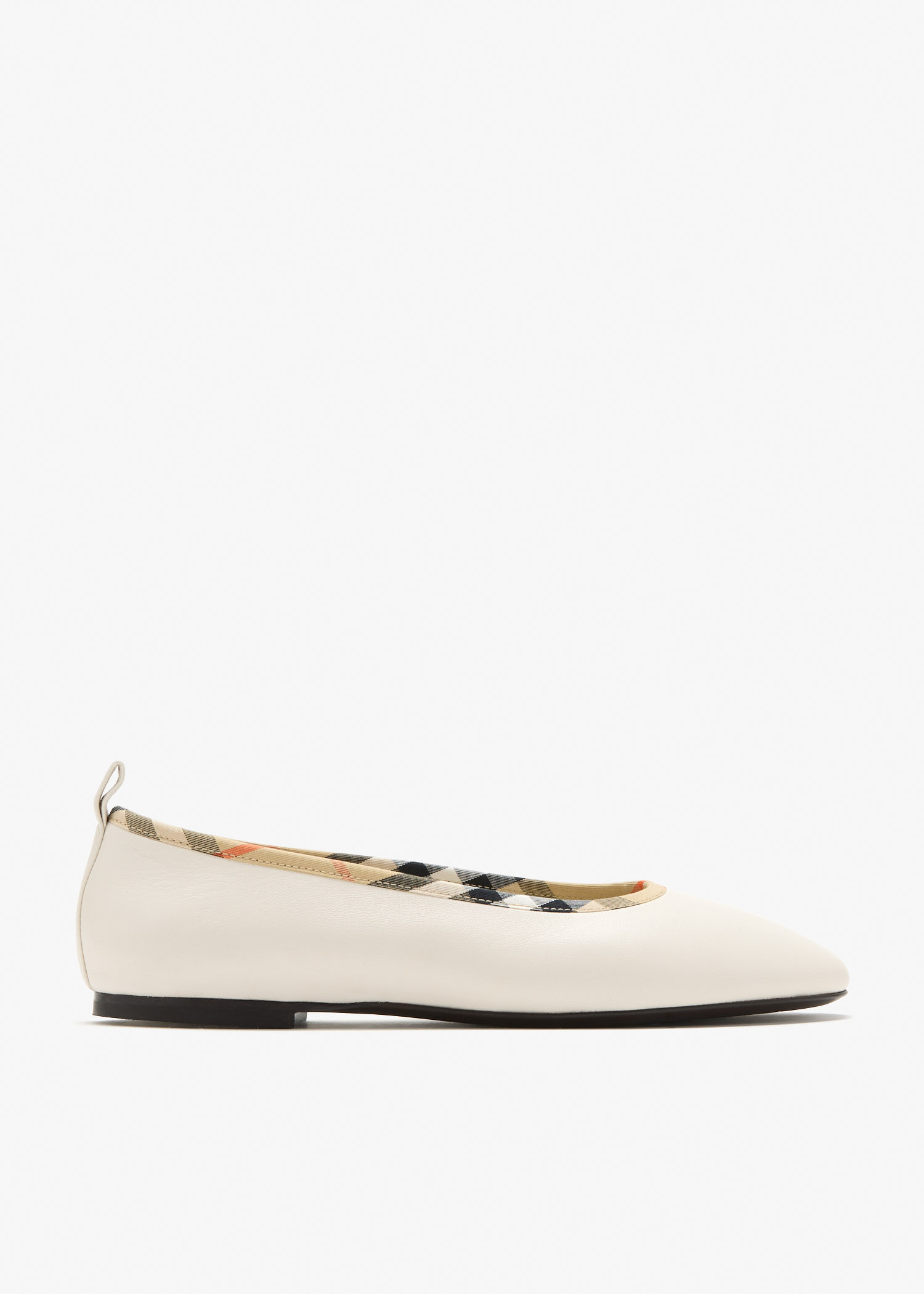 Check Trim Robin ballerinas, Cream
Check Trim Robin ballerinas, Cream