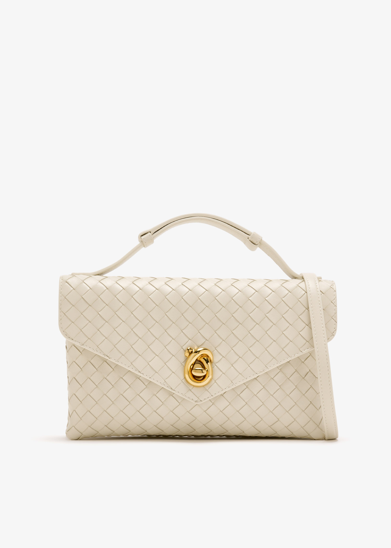 Knot Lock crossbody bag, Cream
Knot Lock crossbody bag, Cream