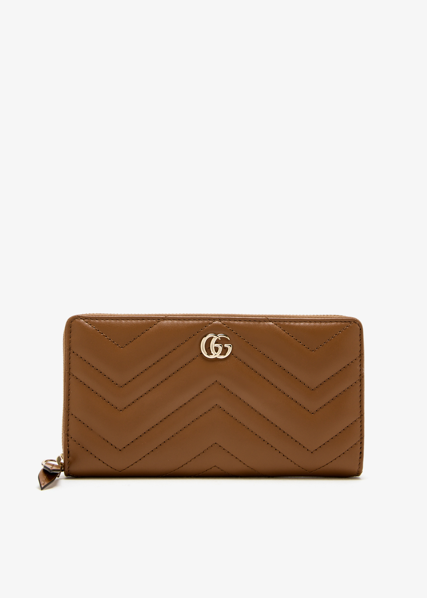 GG Marmont zip around wallet, Brown
GG Marmont zip around wallet, Brown