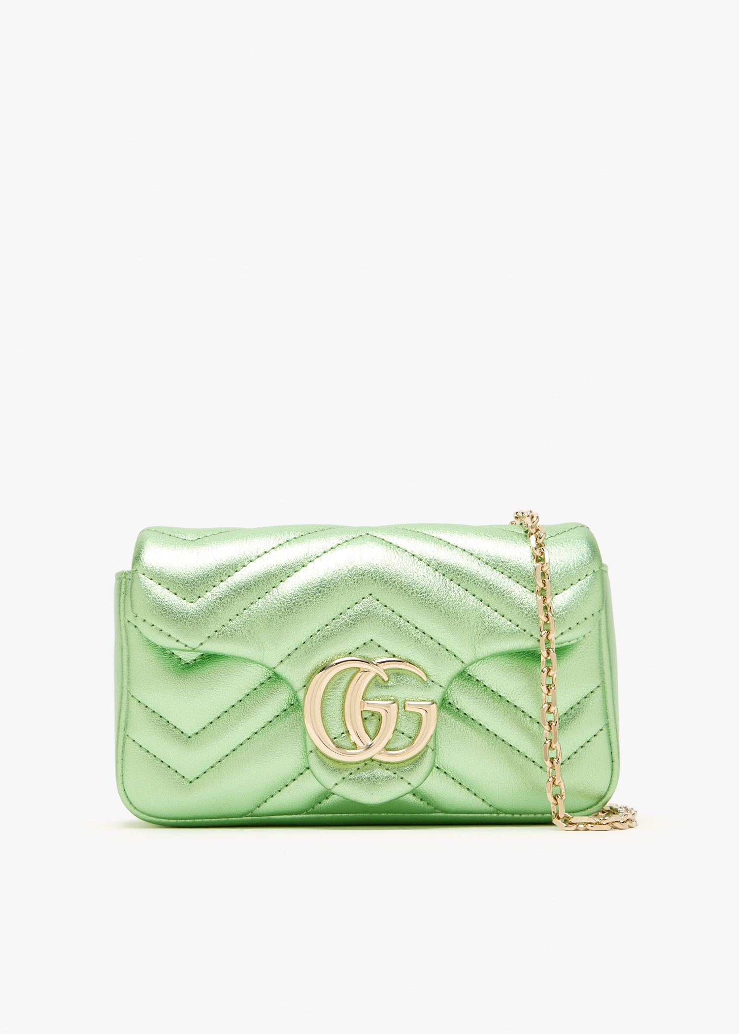 GG Marmont mini shoulder bag, Green
GG Marmont mini shoulder bag, Green