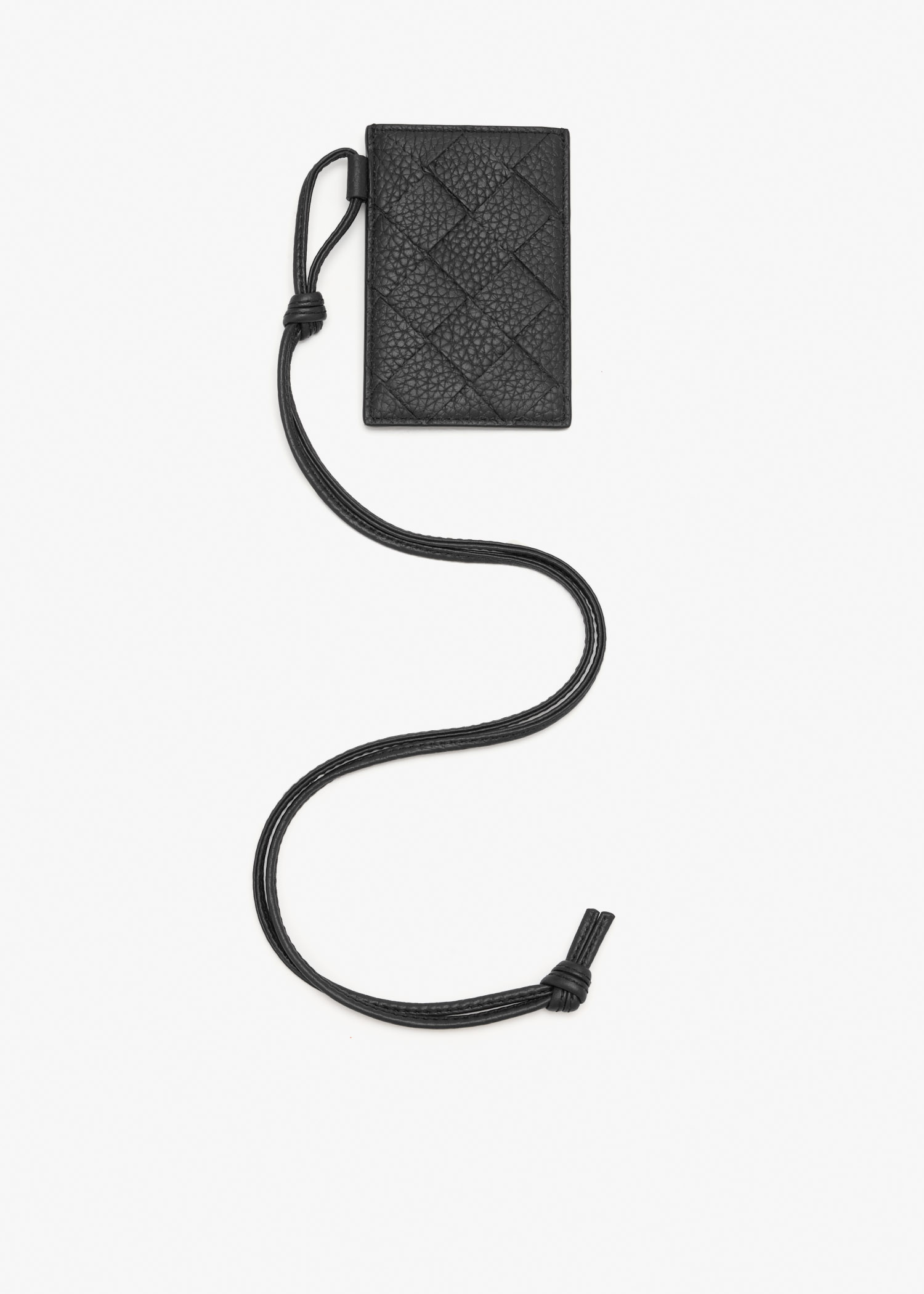 Intrecciato badge holder, Brown
Intrecciato badge holder, Brown