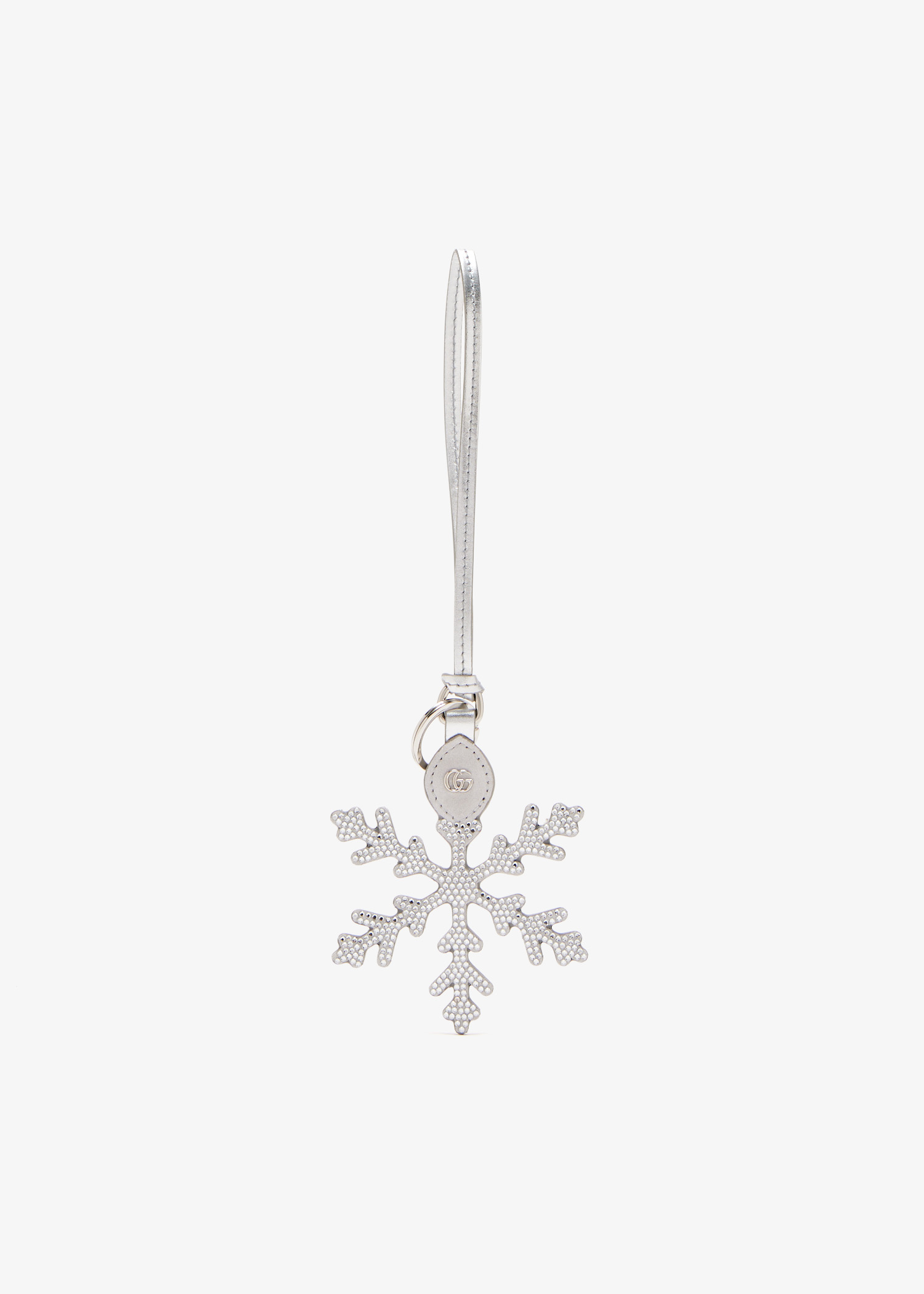 Snowflake-shaped bag charm, Silver
Snowflake-shaped bag charm, Silver