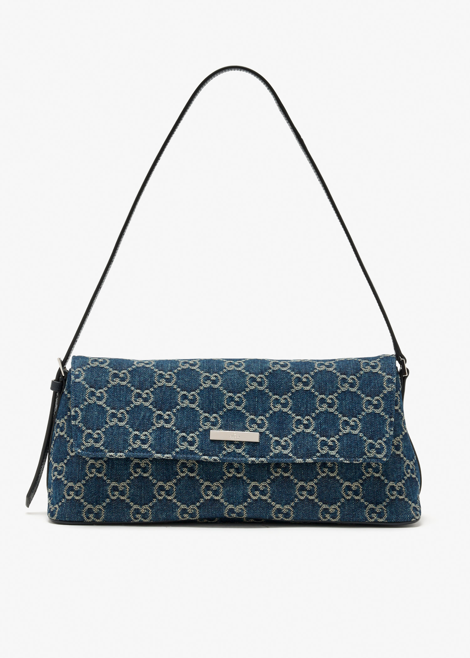 Logo plaque medium shoulder bag, Blue
Logo plaque medium shoulder bag, Blue