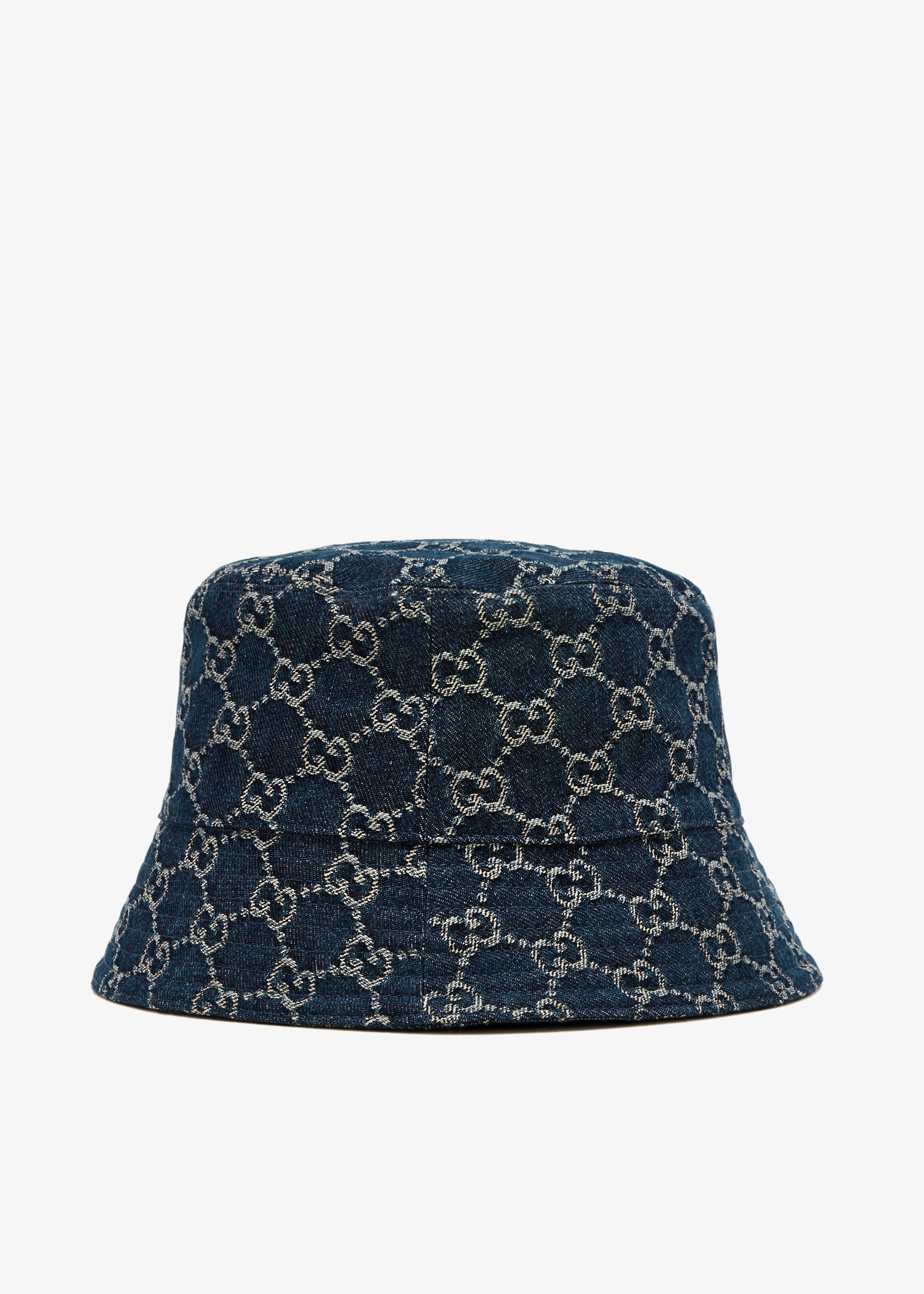 GG cotton denim bucket hat, Navy
GG cotton denim bucket hat, Navy
