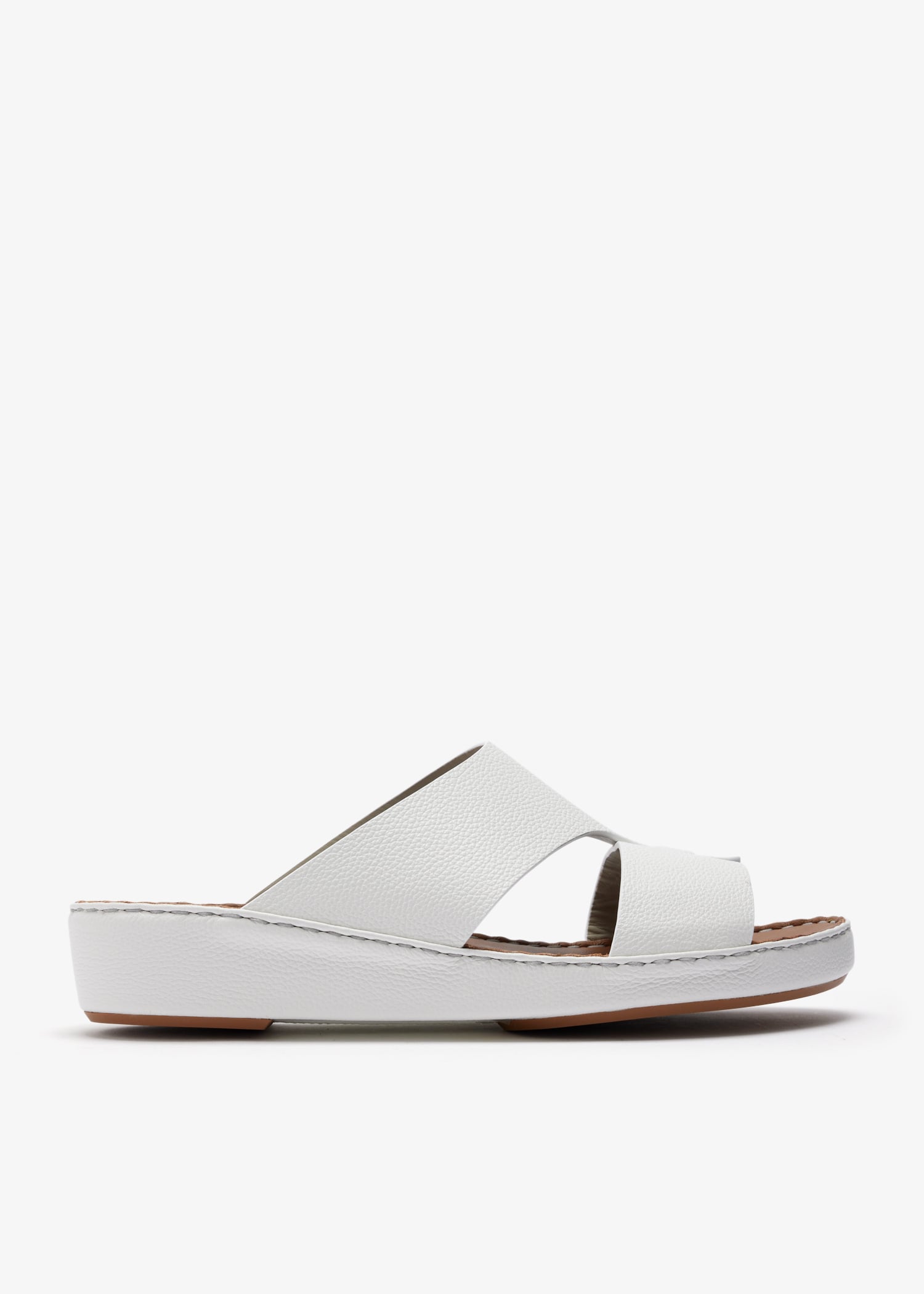 Looped belt sandals, White
Looped belt sandals, White