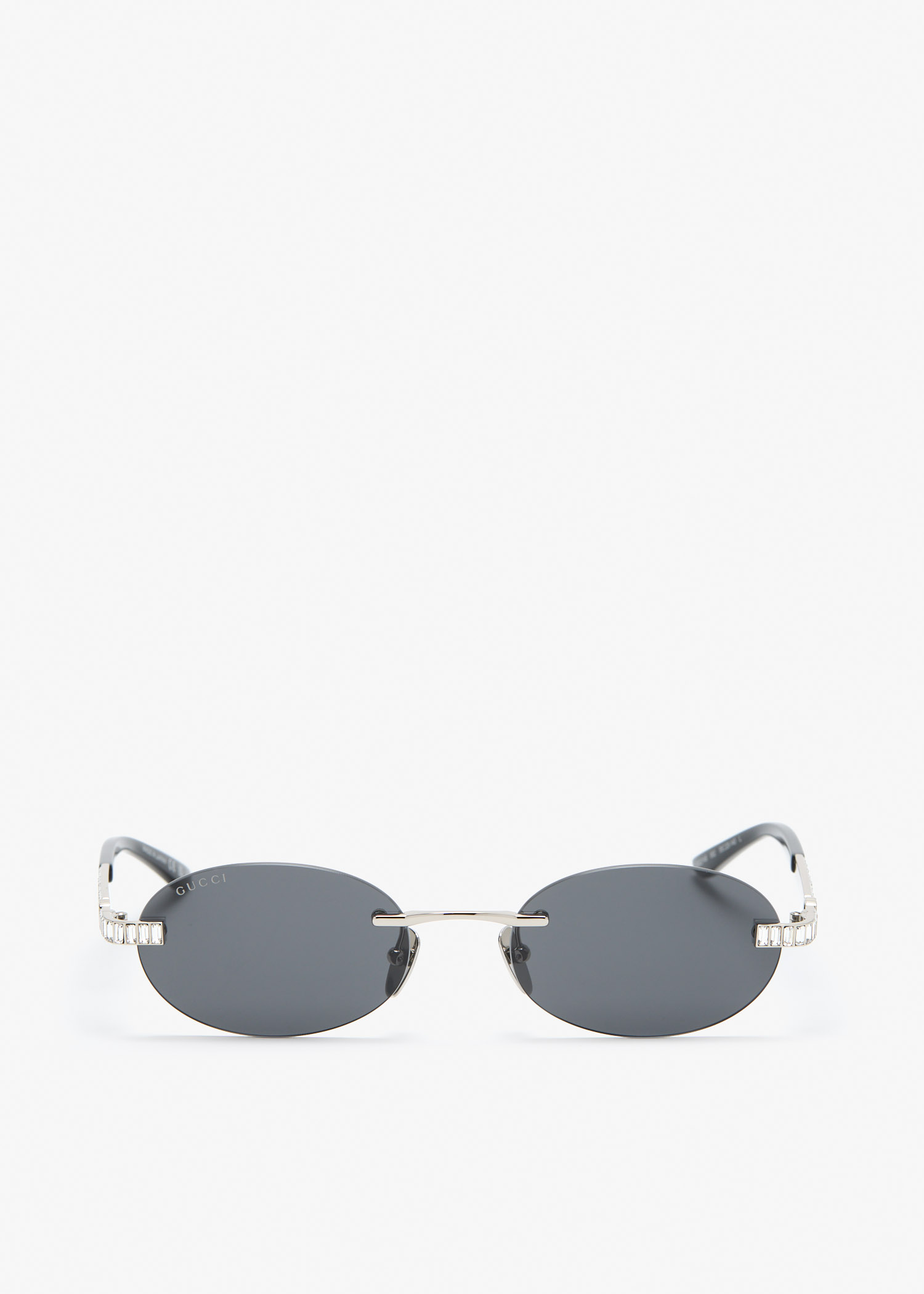 Oval rimless sunglasses, Black
Oval rimless sunglasses, Black