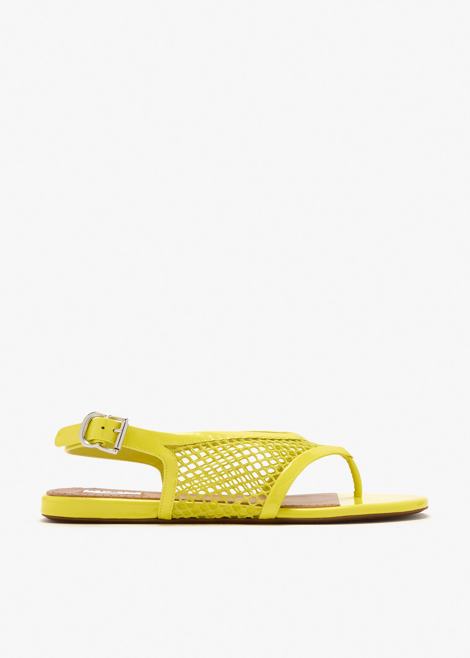 Fishnet thong sandals, Yellow
Fishnet thong sandals, Yellow