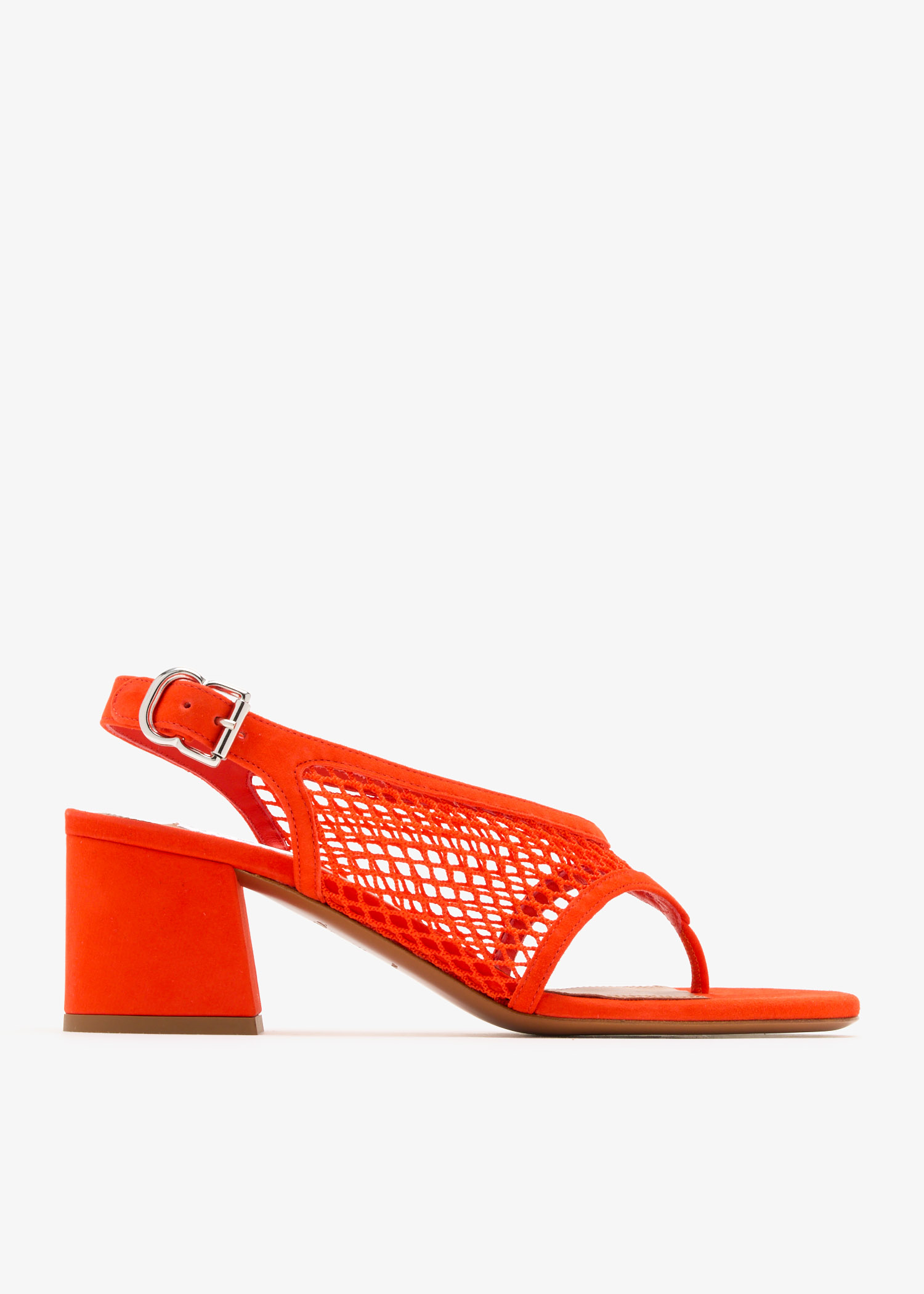 Fishnet thong sandals, Orange
Fishnet thong sandals, Orange