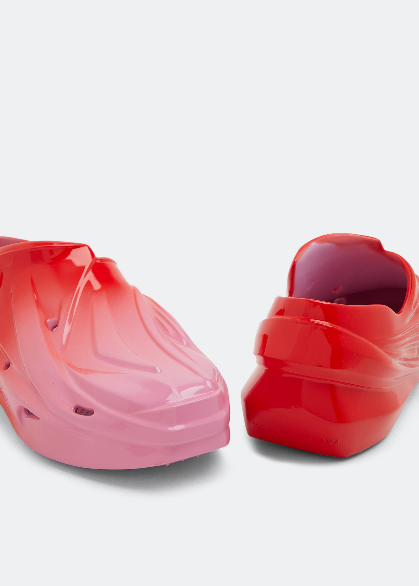 Mono slip-on loafers, Red