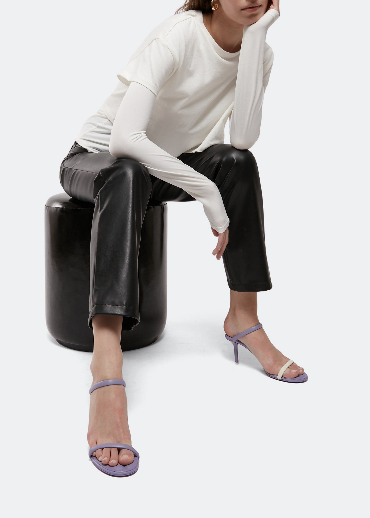 Vulcano sandals, Purple