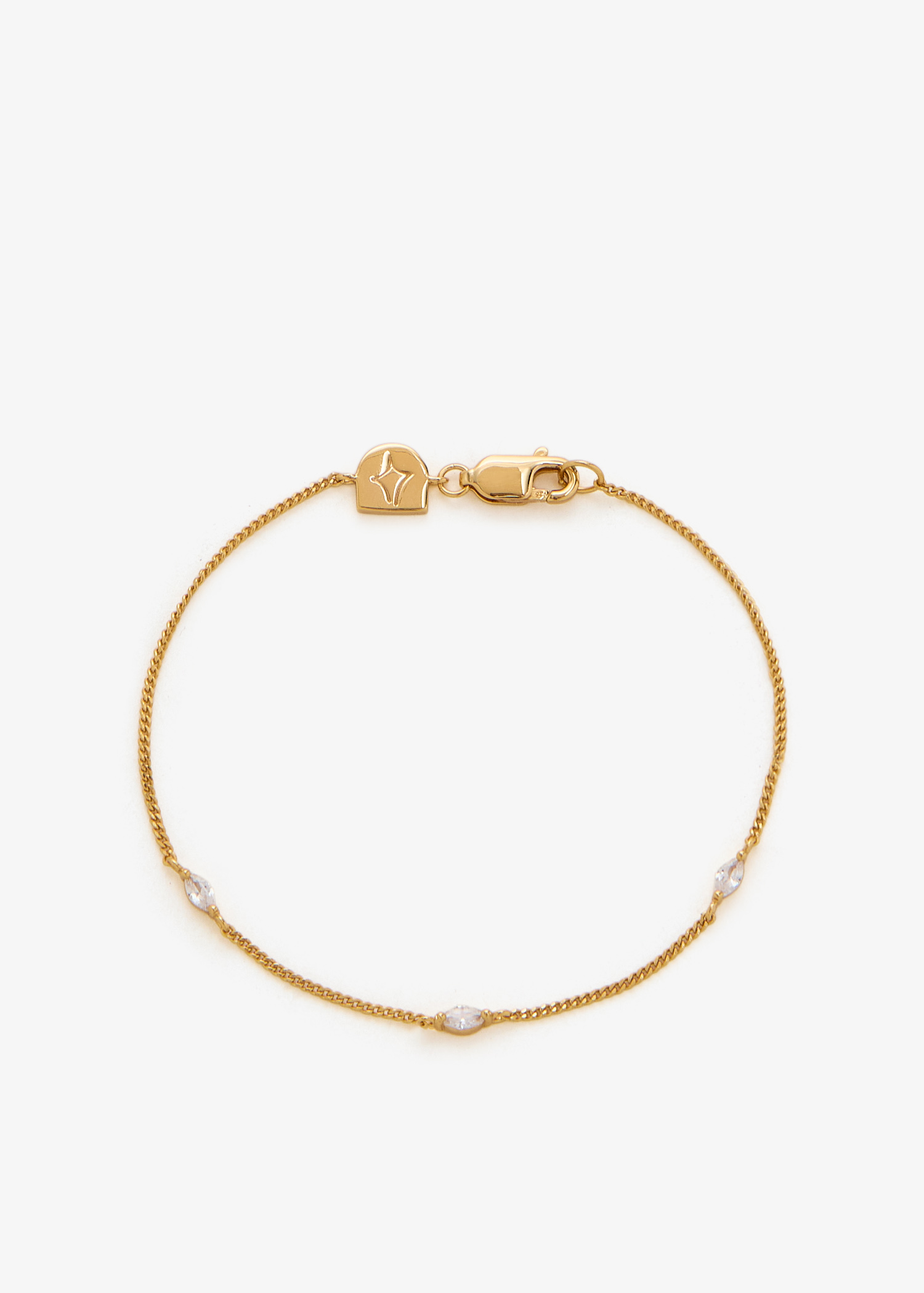 Navette Crystal bracelet, Gold
Navette Crystal bracelet, Gold